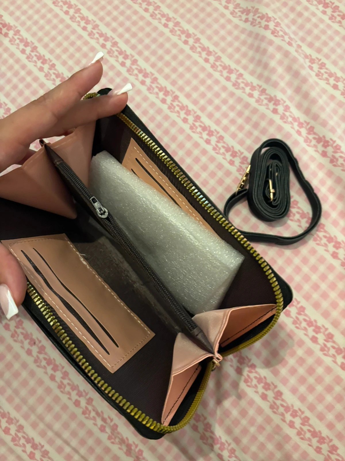 Portefeuille / sac bandoulière noir – Shein 2