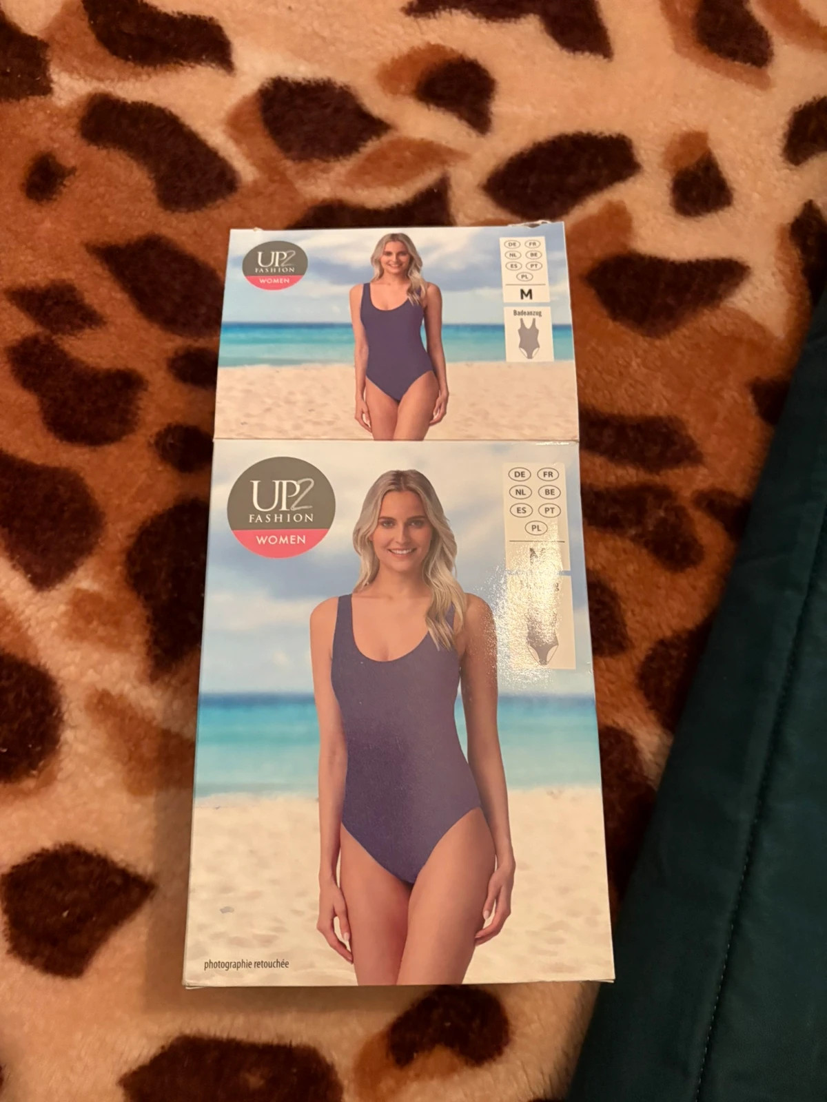 Maillot de bain une pièce mauve pailleté – UP2FASHION – taille M / 38 / 10 2