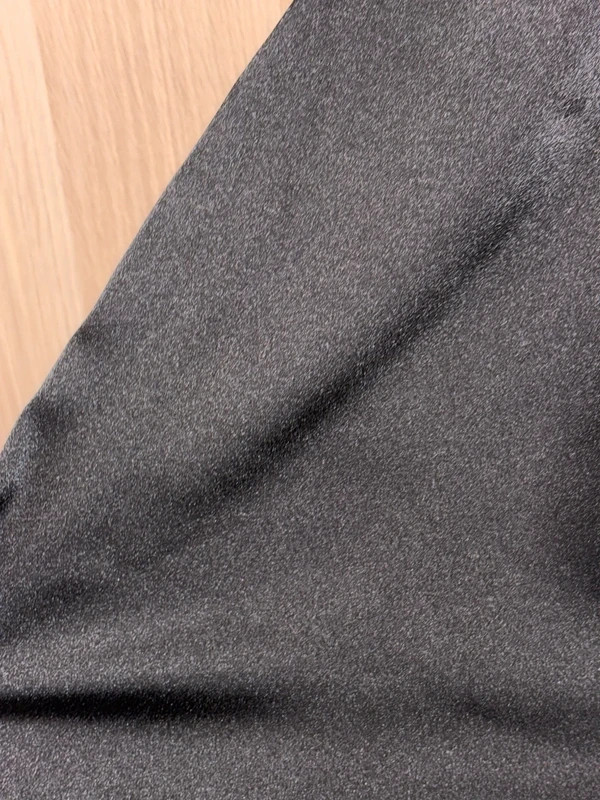 Pantalon noir large et fluide à taille élastique – Made In Italy – taille Taille unique 4