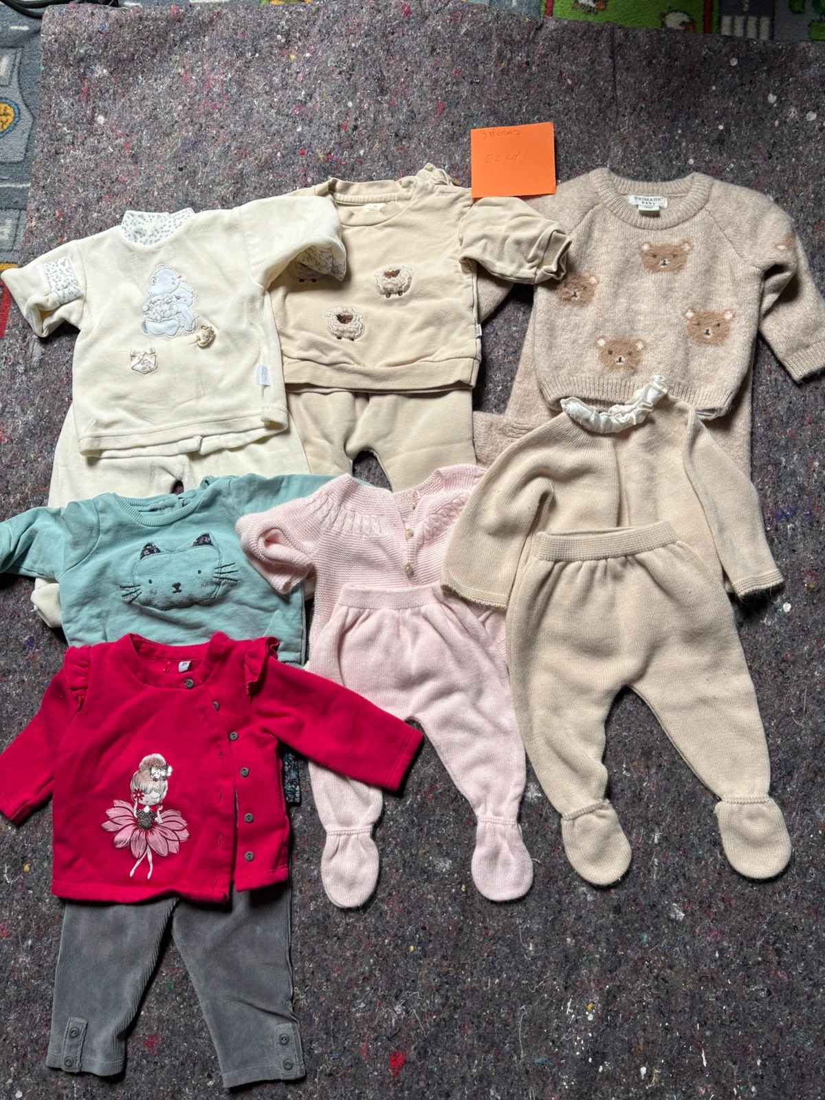 Lot de 14 vêtements bébé 3 mois / 62 cm – Parfait – taille 3-6 mois / 62 cm 2