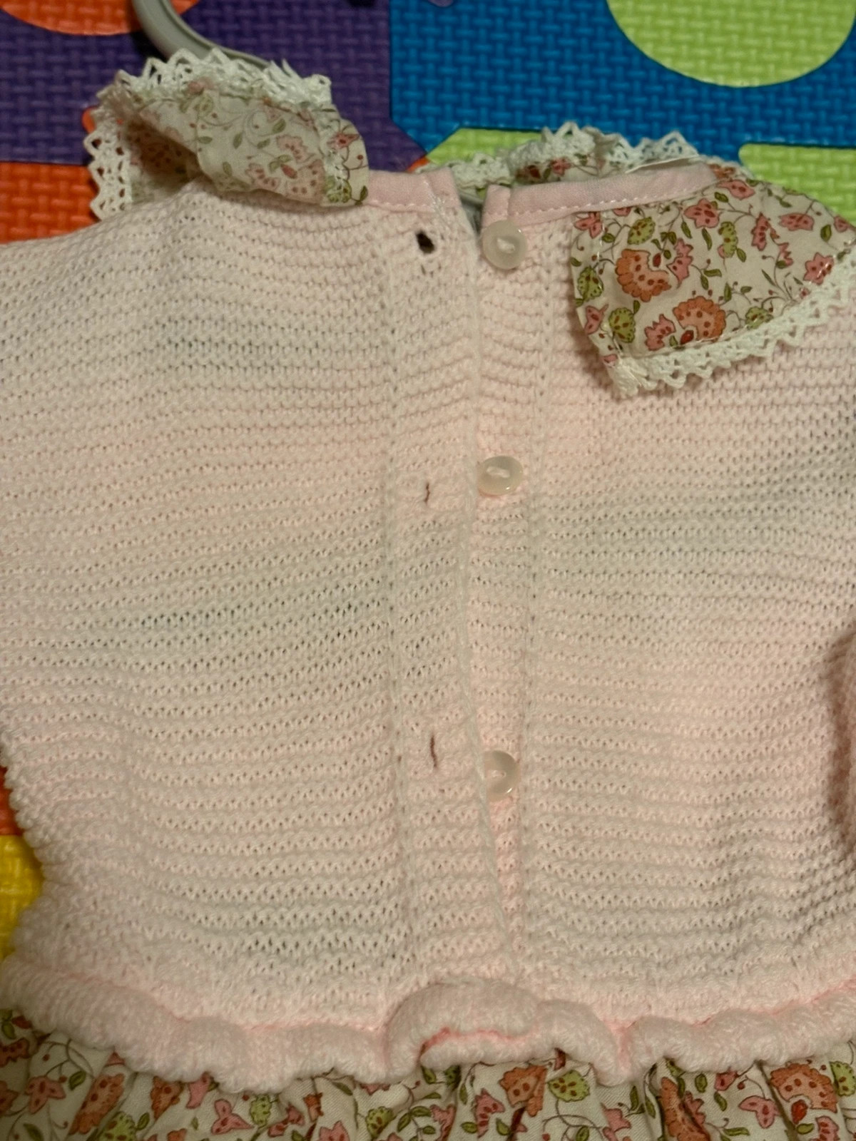 Robe bébé élégante et douce – criações Cristina – taille 6-9 mois / 68 cm 4