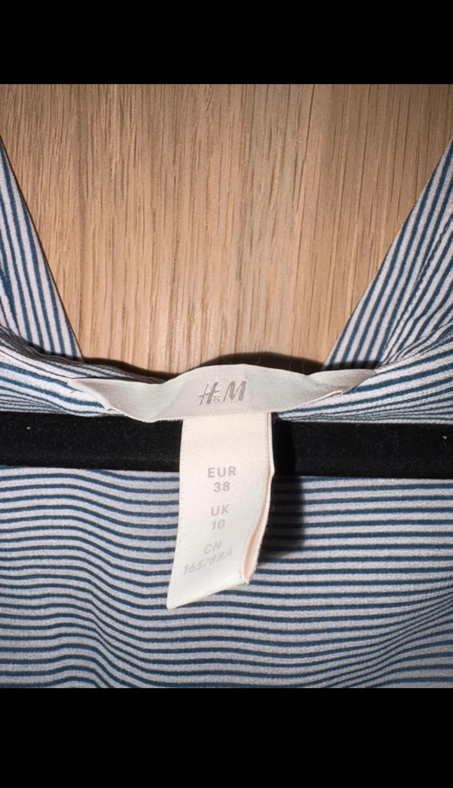 Haut sans manches chic à rayures – H&M – taille M / 38 / 10 2