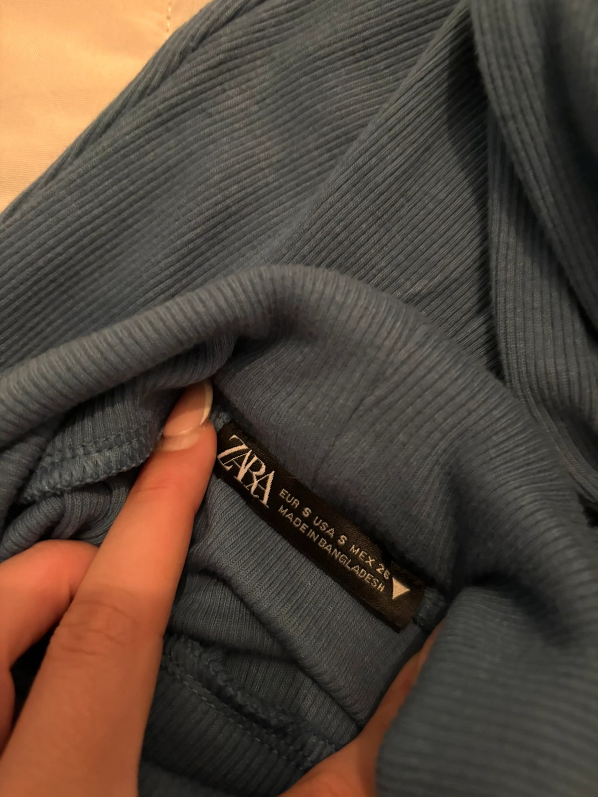 Robe bleue moulante – Zara – taille S / 36 / 8 2