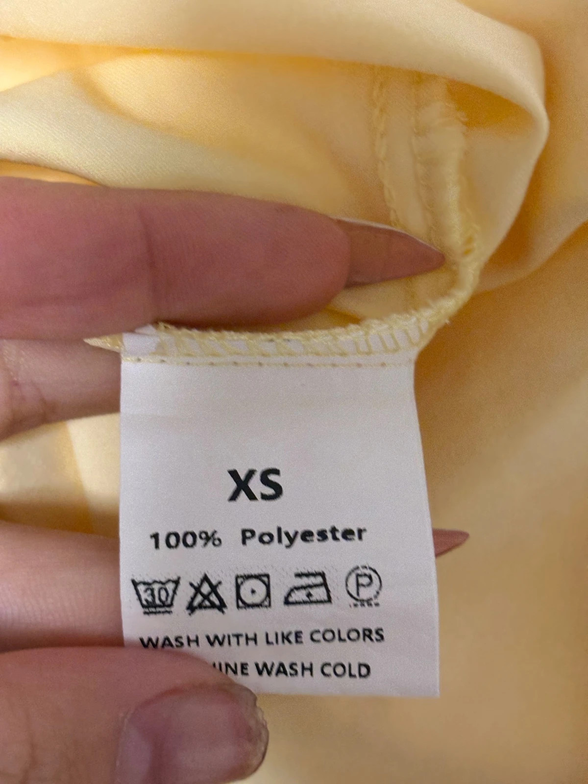 Robe jaune avec brettelles – Shein – taille XS / 34 / 6 3