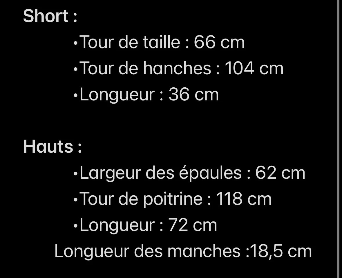 Ensemble chemise à épaules tombantes orange néon avec boutons et short – Shein – taille S / 36 / 8 5