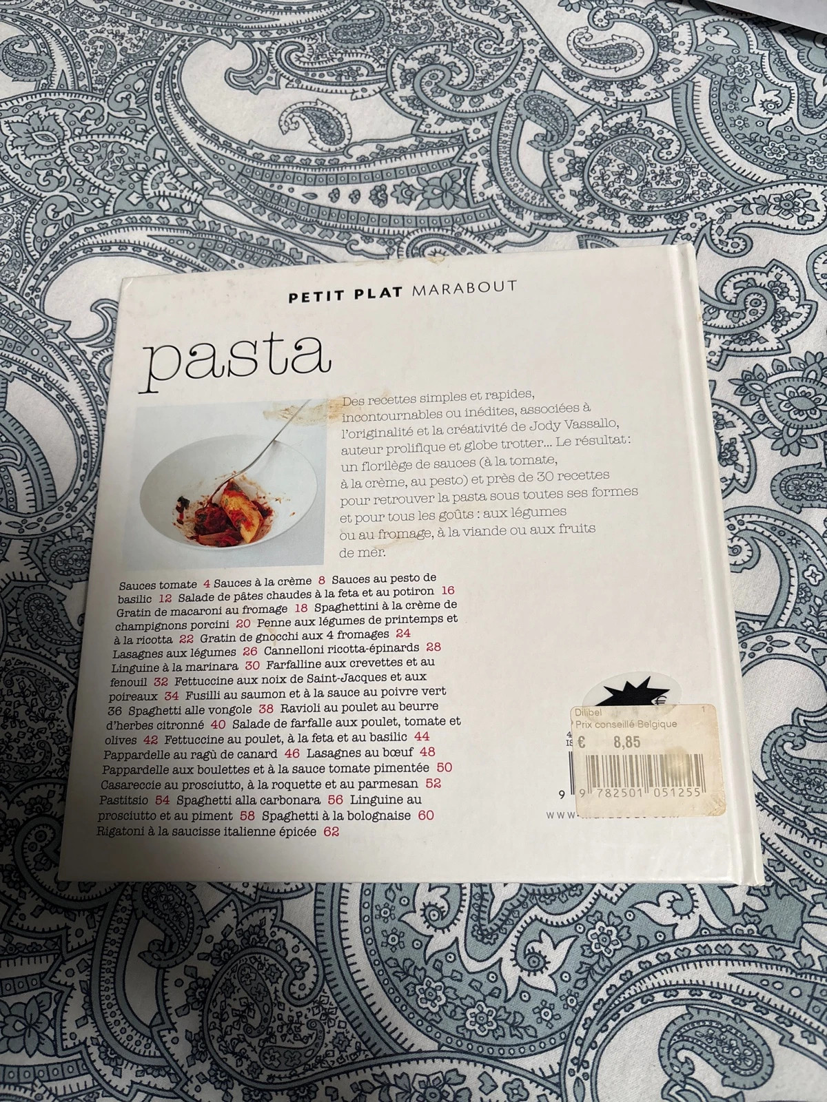 Livre Recettes pour pasta 2