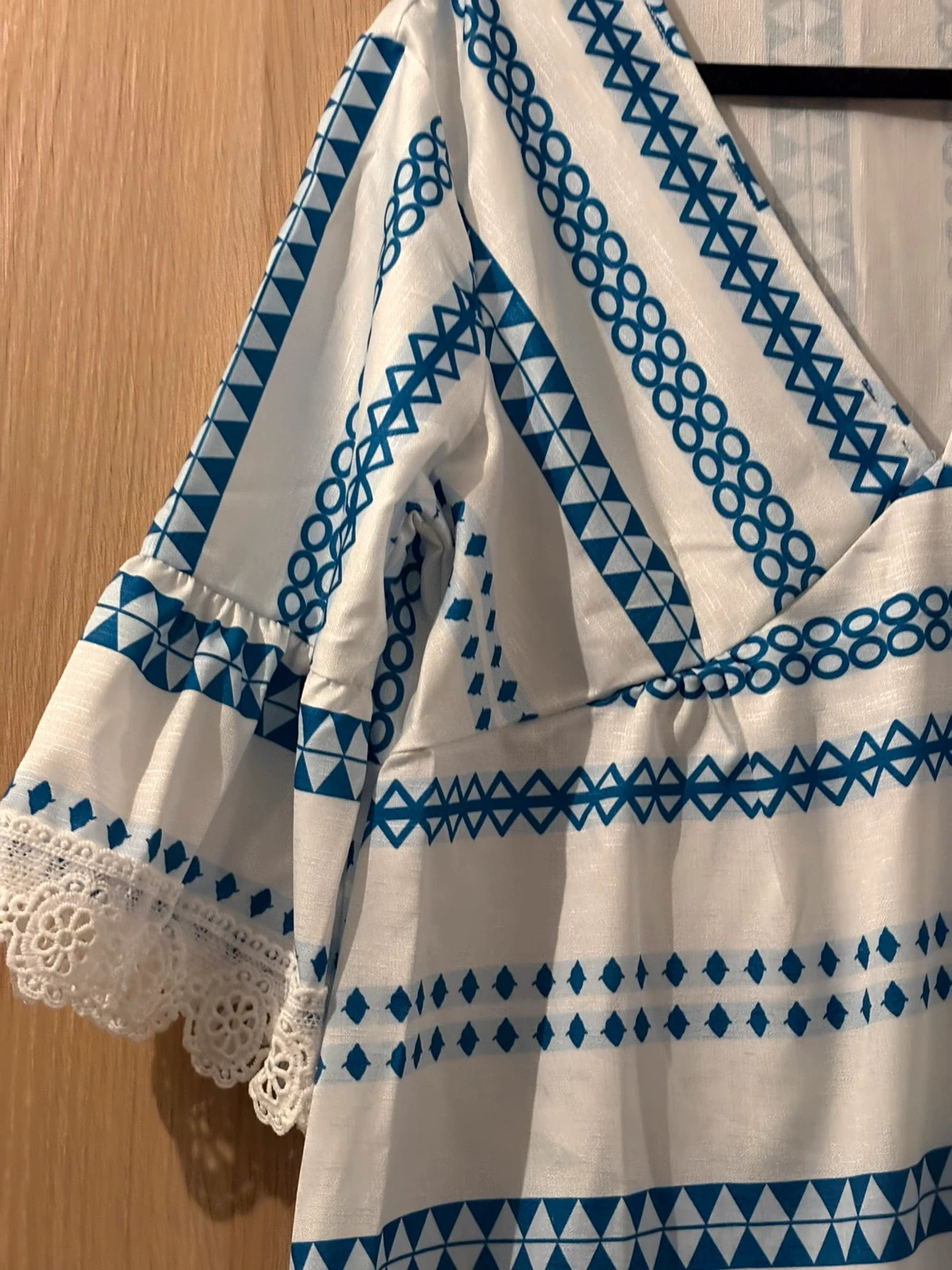 Robe Breezaya motif géométrique – élégante & tendance – Shein – taille M / 38 / 10 2
