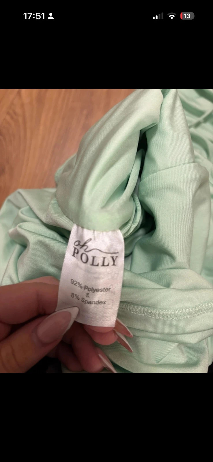 Robe Oh Polly verte pastel – Oh Polly – taille S / 36 / 8 4