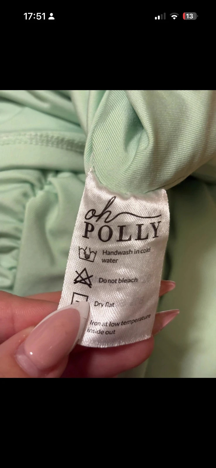 Robe Oh Polly verte pastel – Oh Polly – taille S / 36 / 8 5