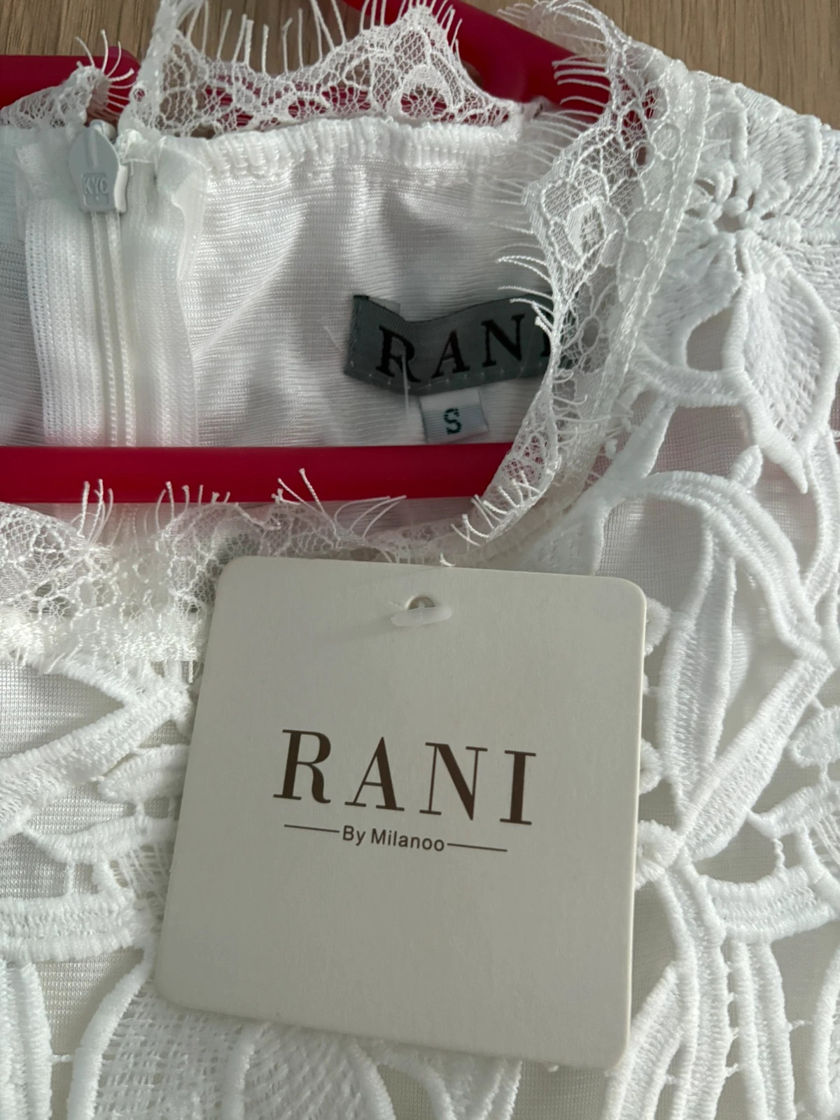 Robe rose et blanc taille S – rani – taille S / 36 / 8 3