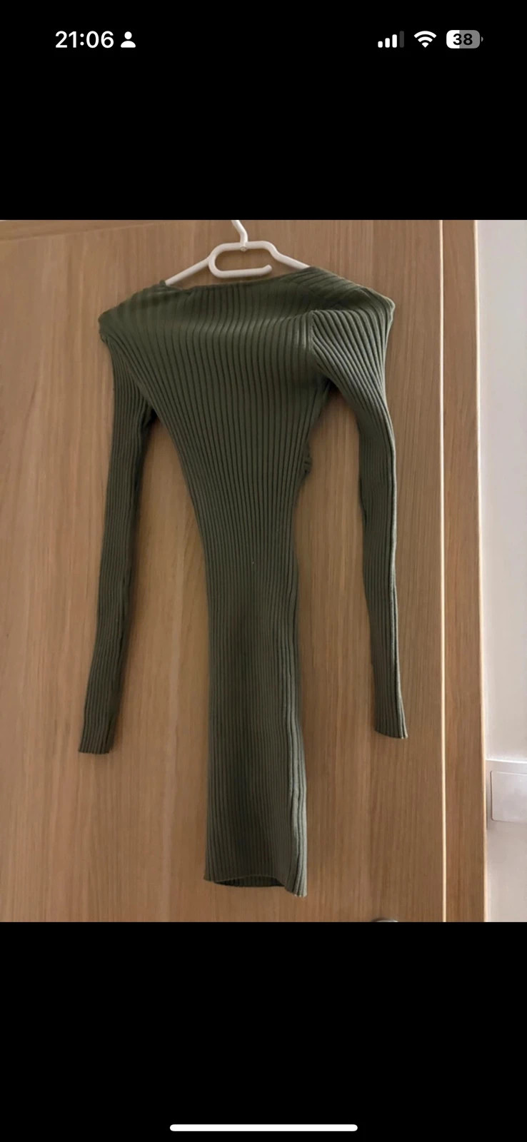 Robe vert kaki – Bershka – taille S / 36 / 8 3