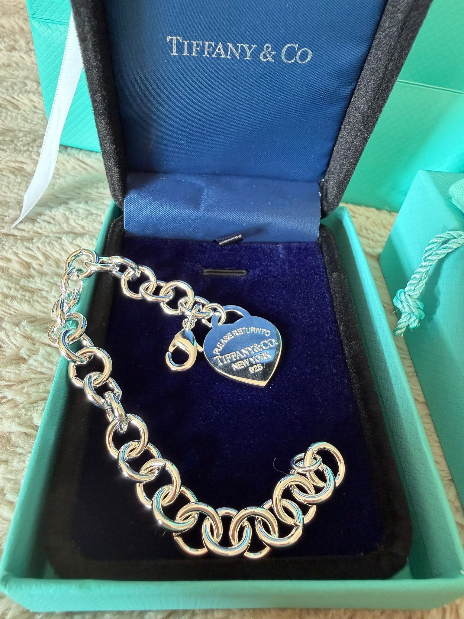 Bracelet Tiffany & Co argent 2