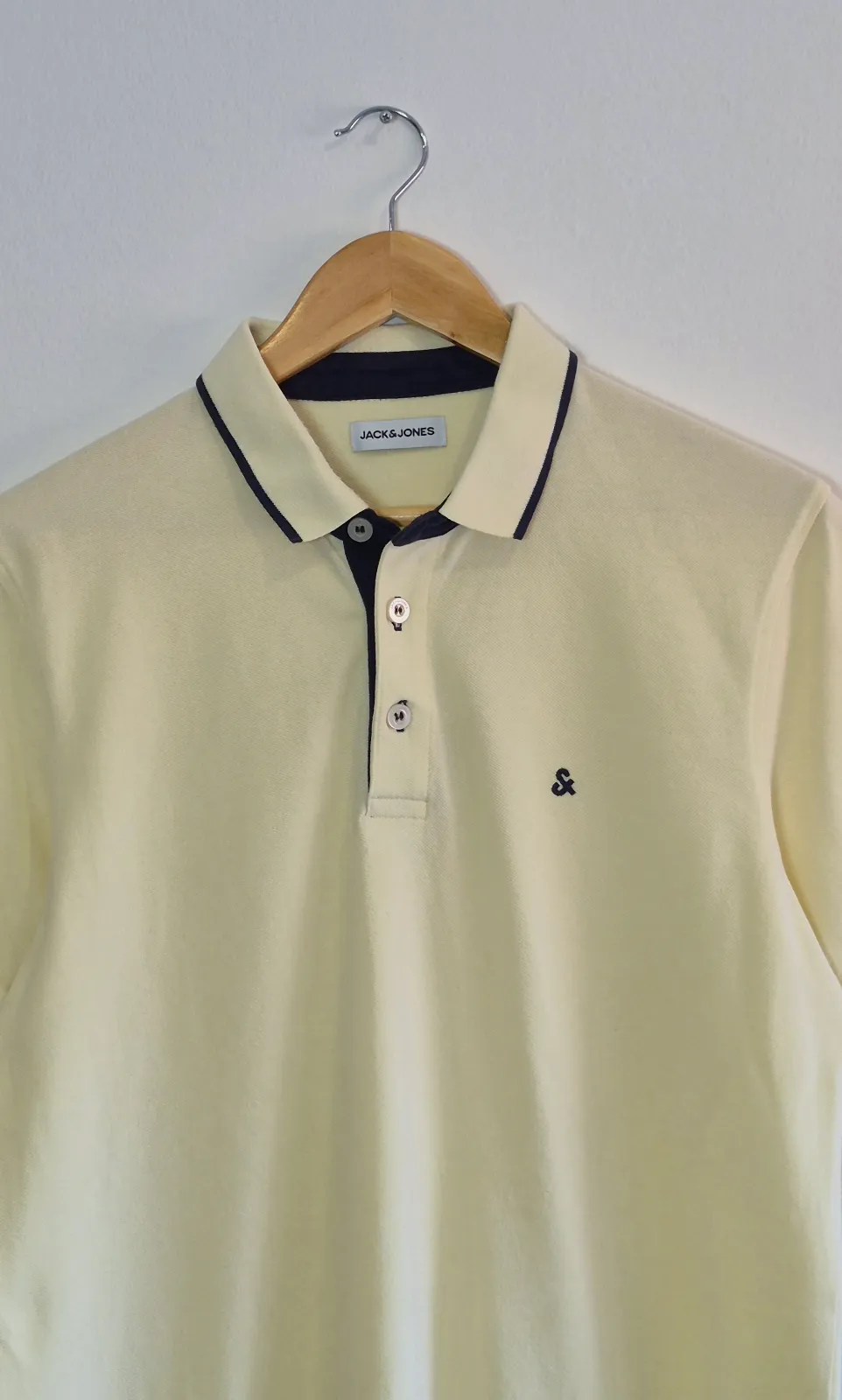 Polo hombre Jack & Jones amarillo claro - Talla L – Jack & Jones – taille L 5