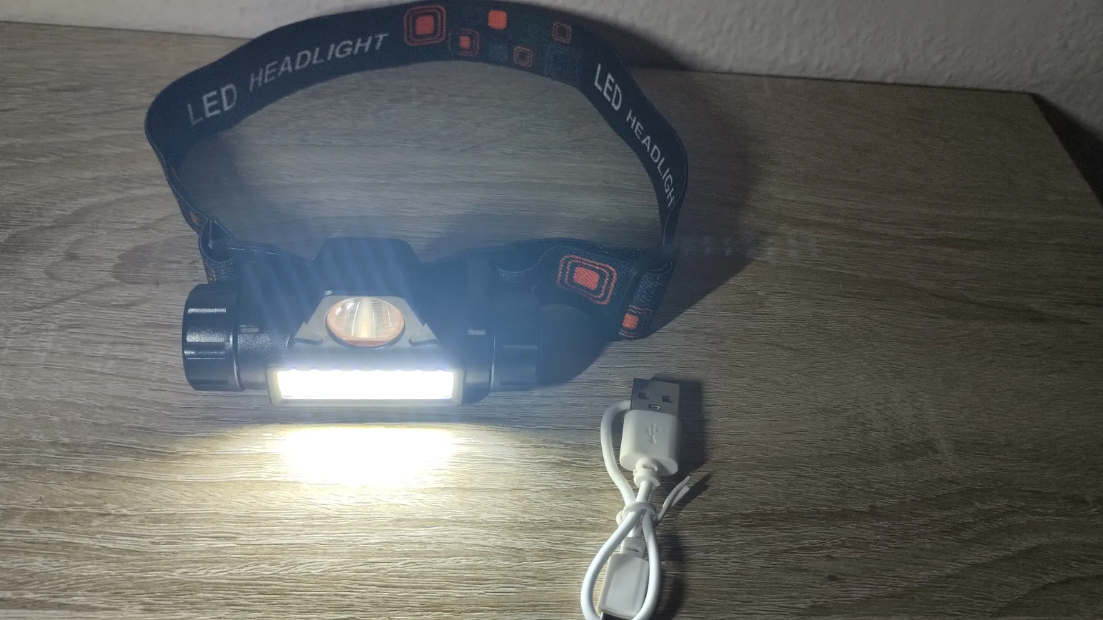 Linterna led frontal 4
