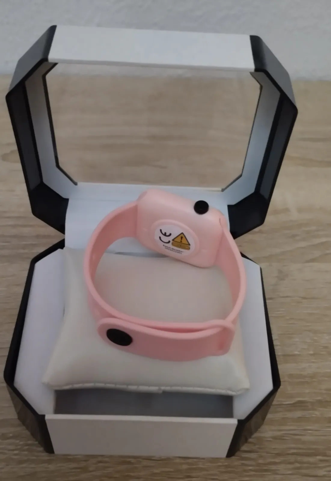 Reloj inteligente pantalla LED rosa 4