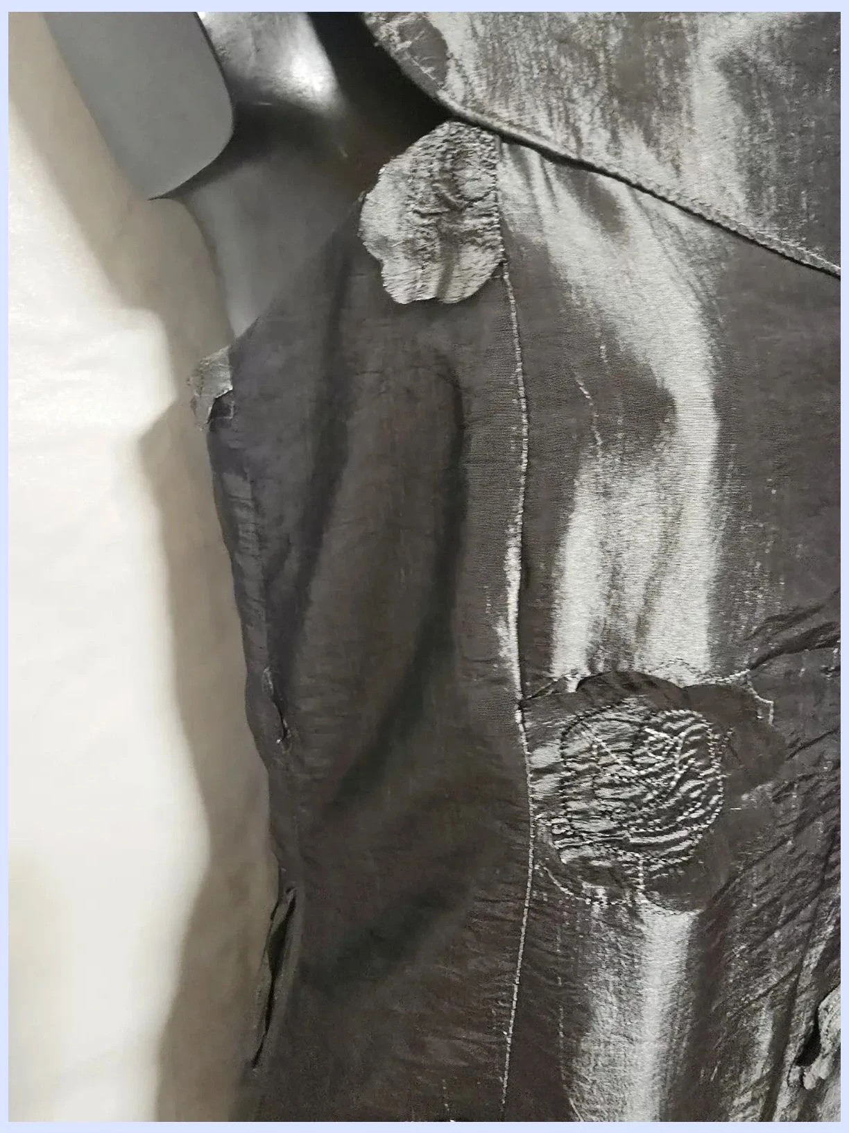 Vestido gris oscuro – Vintage – taille Taille unique 4