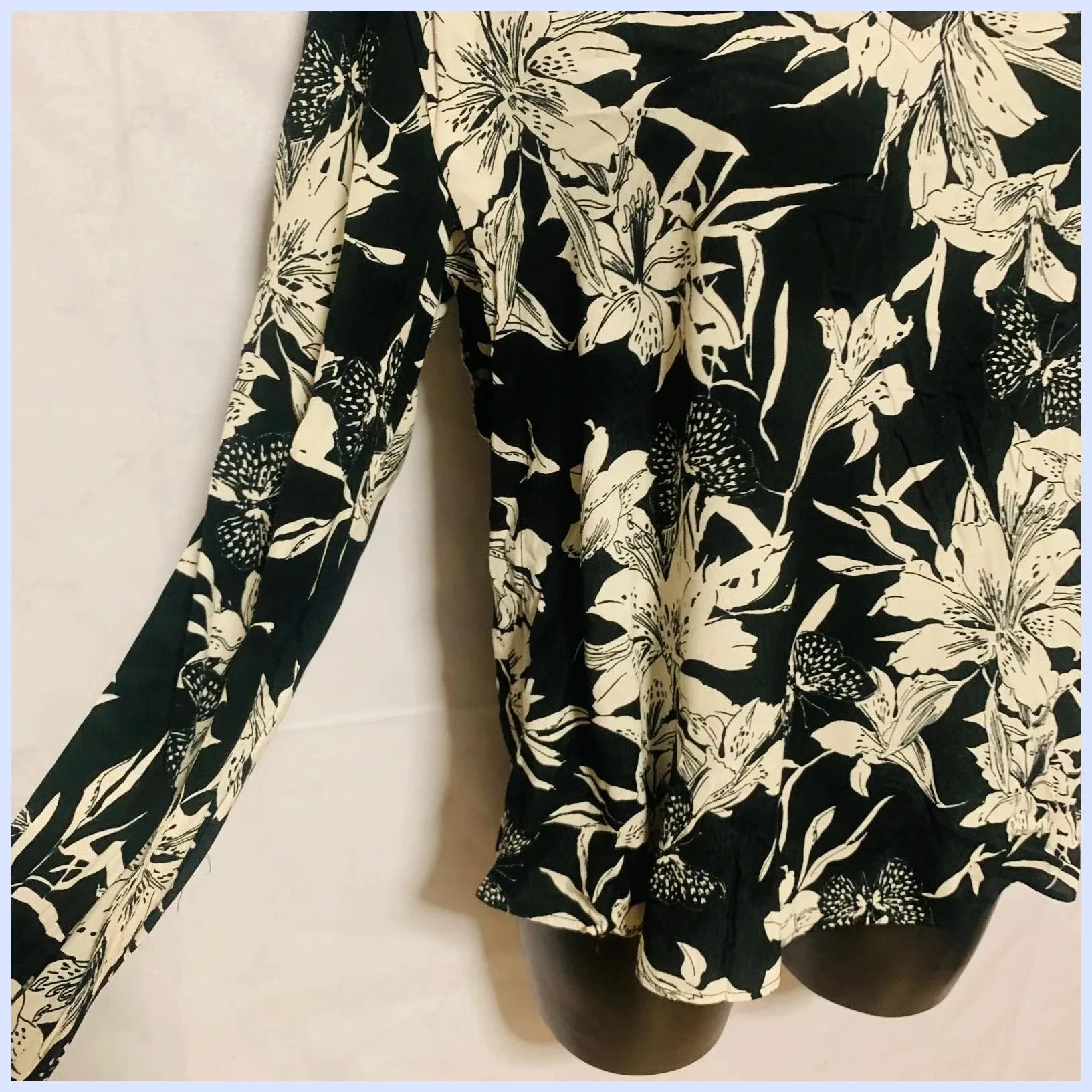Blusa estampada 100% viscosa – IKKS – taille L / 40 / 12 4