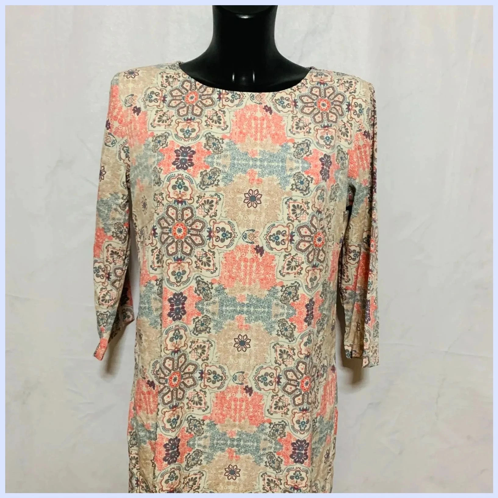 Vestido estampado talla 44 – precchio colors concept – taille XXL / 44 / 16 2