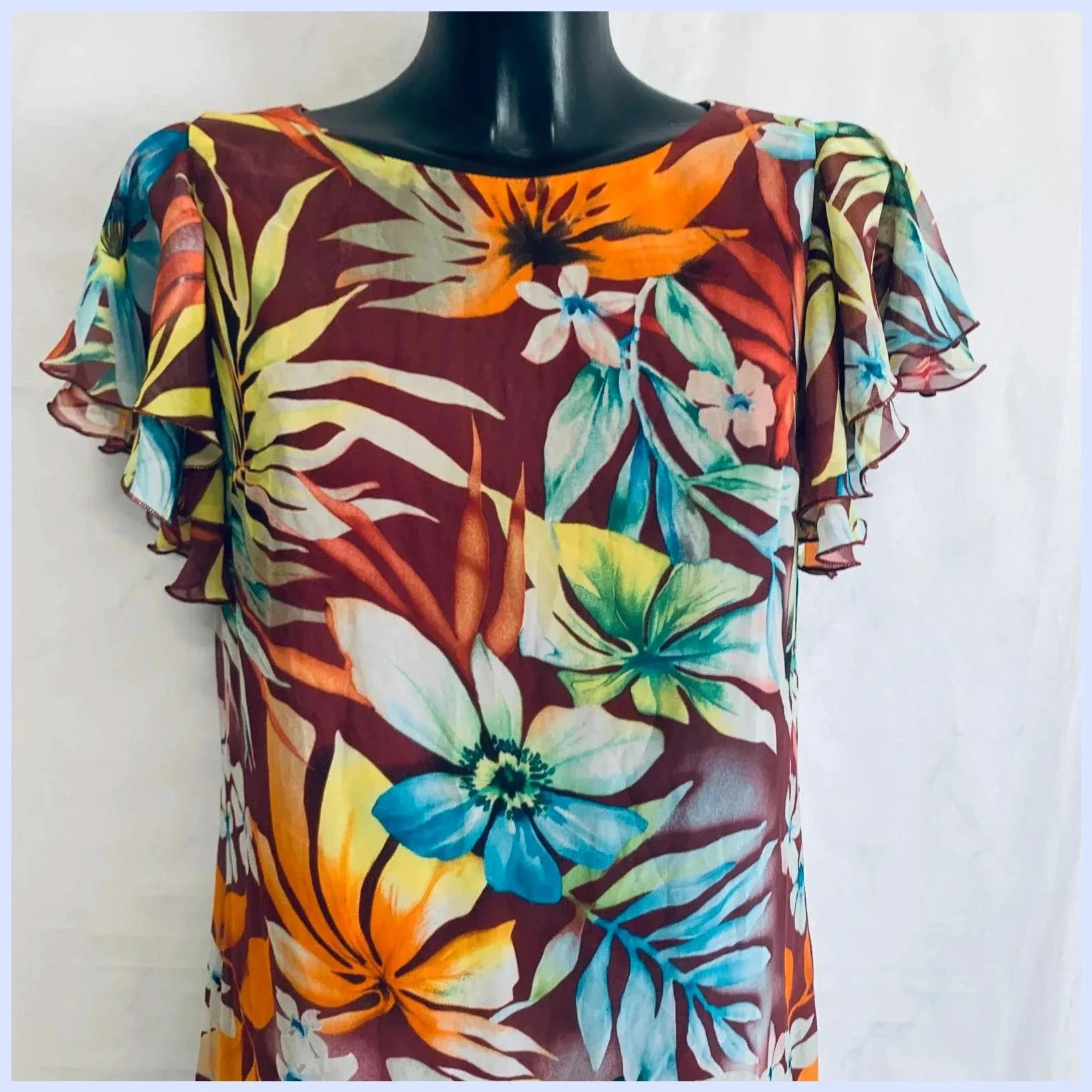 Vestido floreado talla 38 – Boutique Italiana – taille M / 38 / 10 2