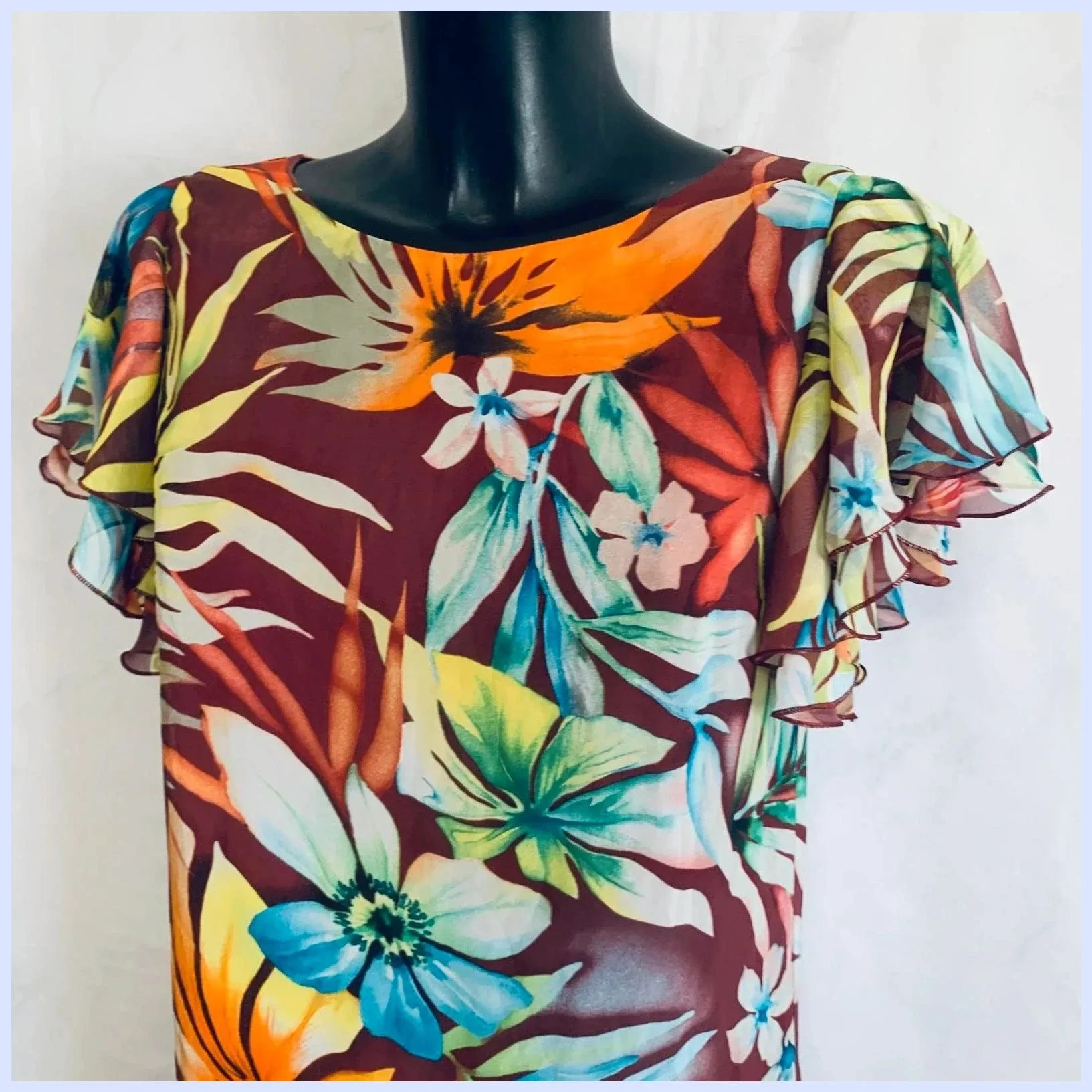 Vestido floreado talla 38 – Boutique Italiana – taille M / 38 / 10 5