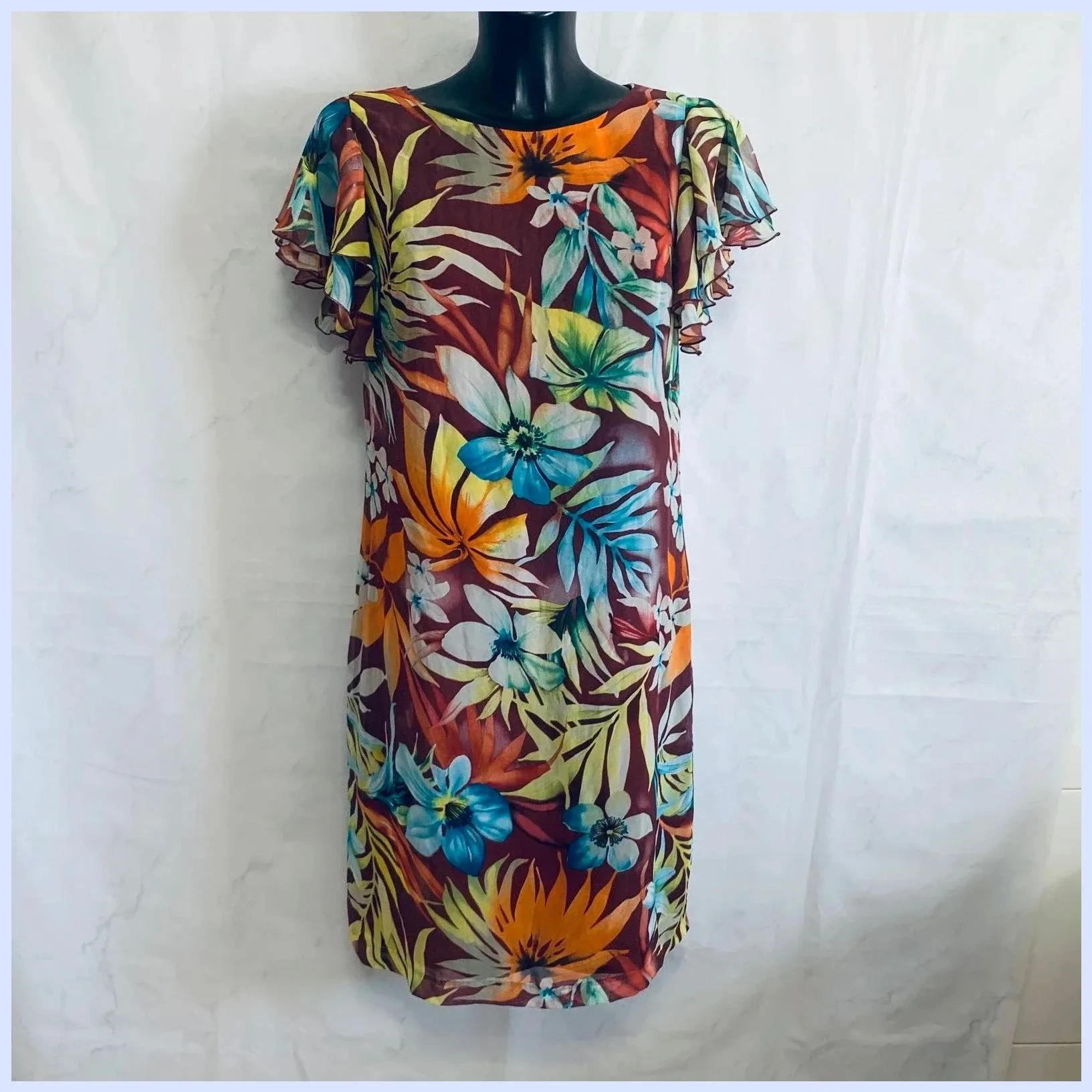 Vestido floreado talla 38 – Boutique Italiana – taille M / 38 / 10