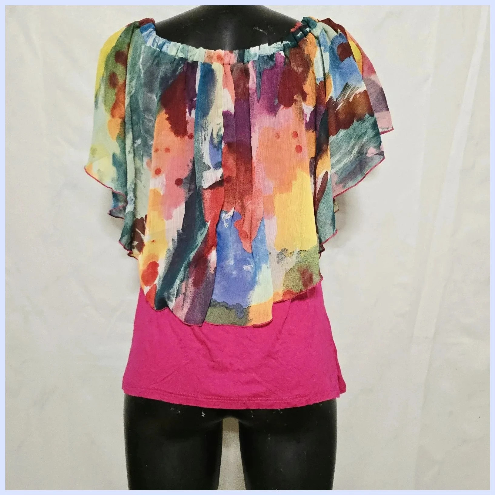 Blusa multicolor talla 42 – Desigual – taille XL / 42 / 14 5
