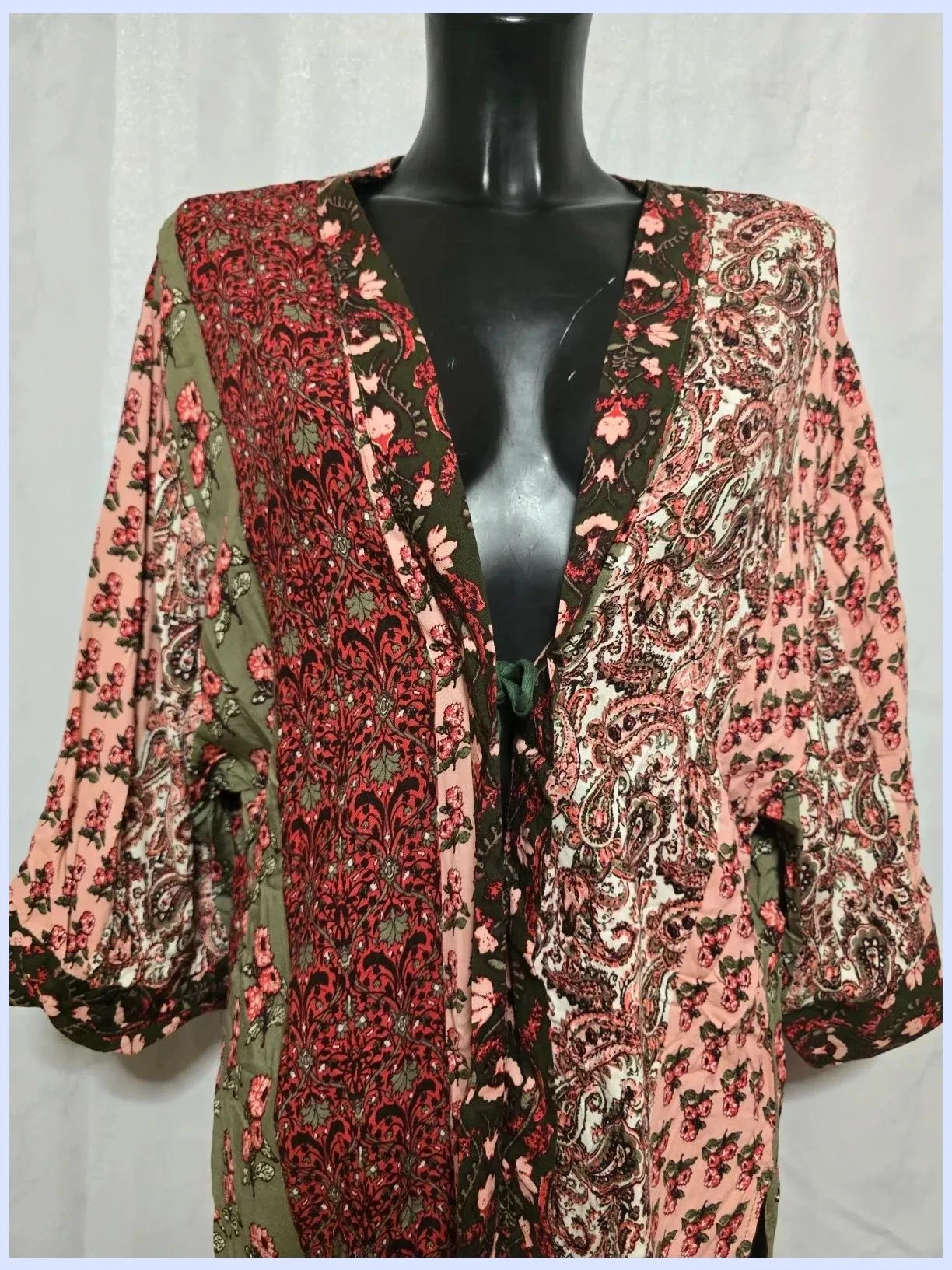 Kimono estampado talla 40 – october – taille L / 40 / 12 2