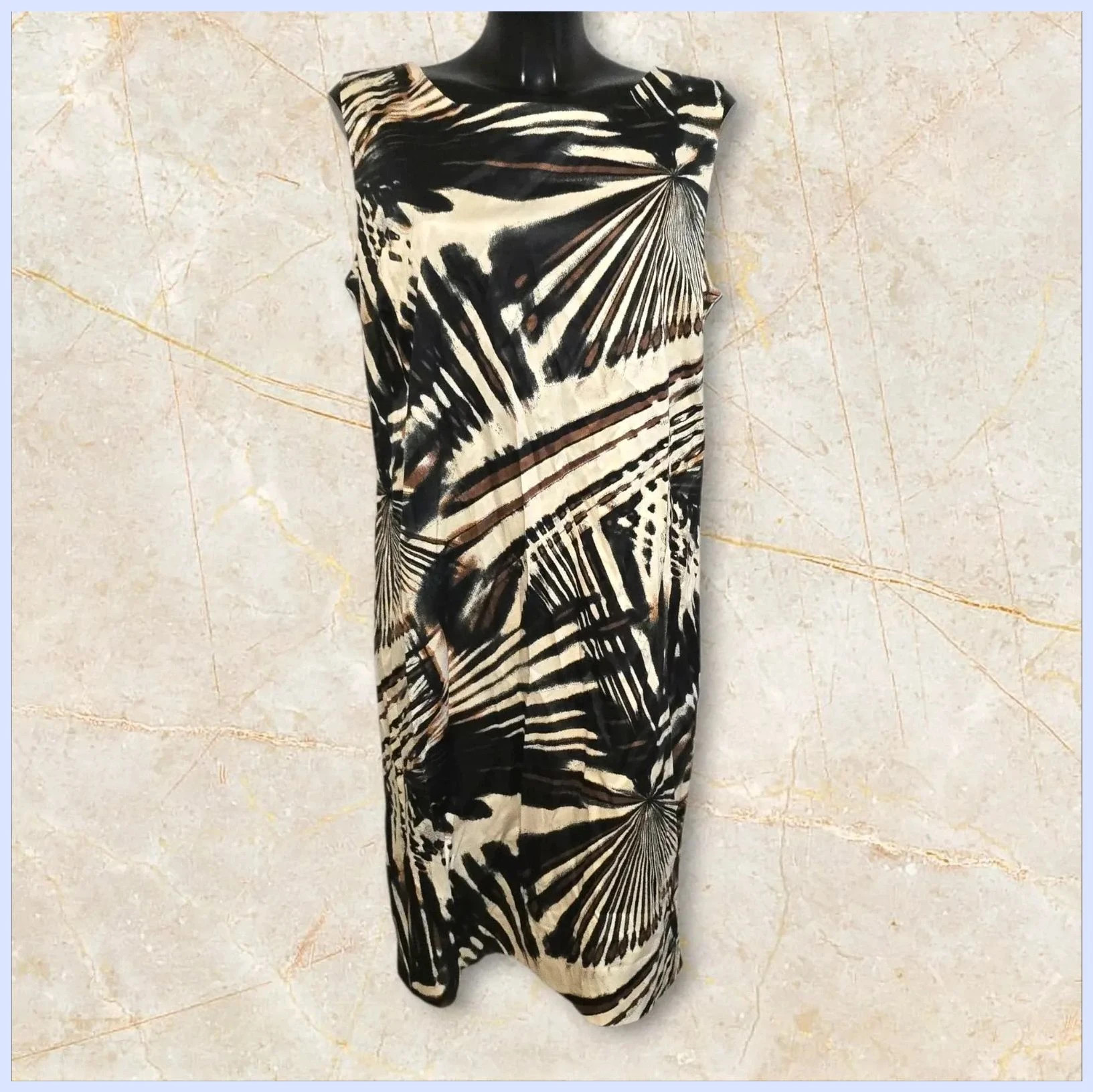Vestido estampado talla 42