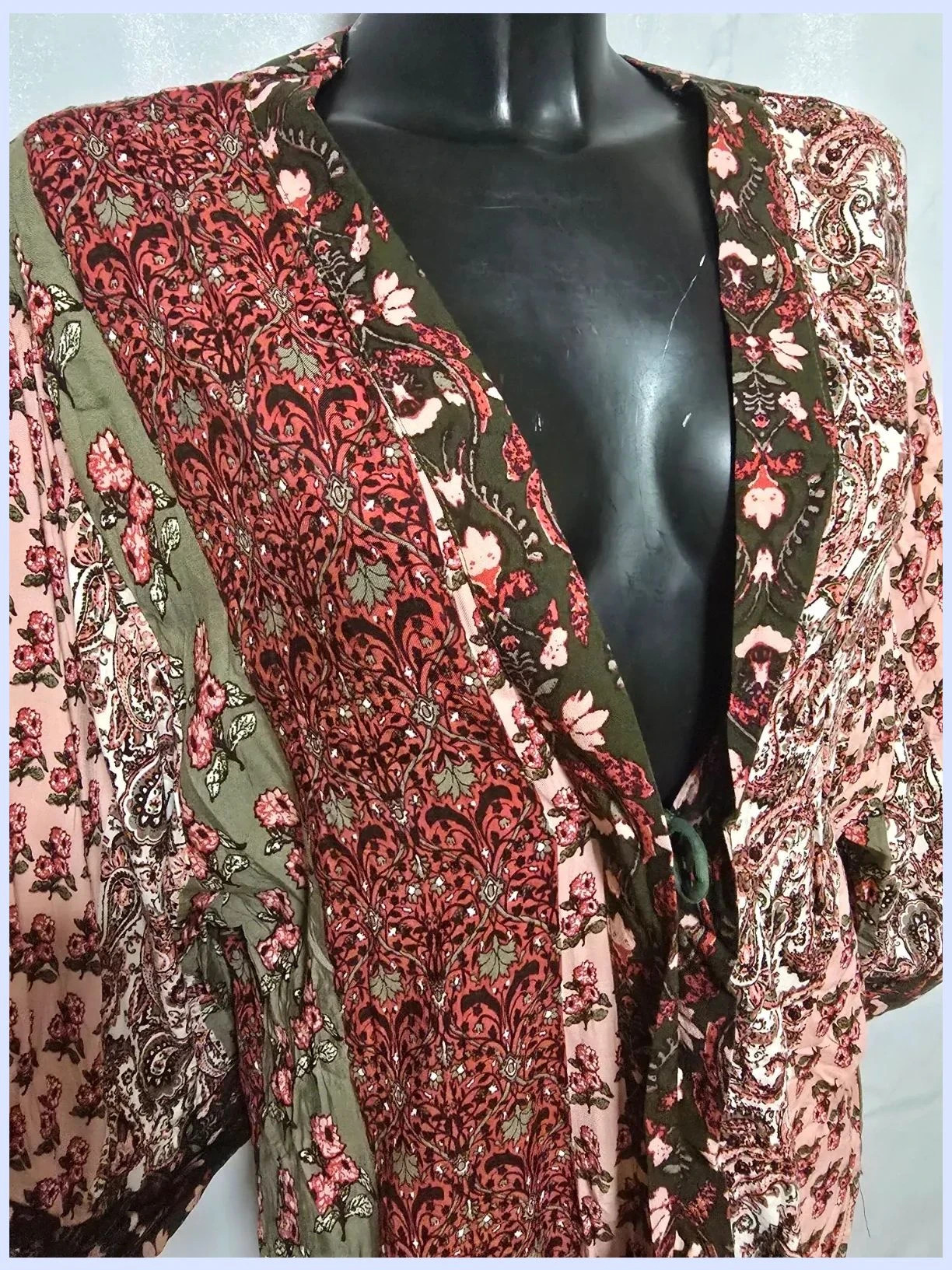 Kimono estampado talla 40 – october – taille L / 40 / 12 4