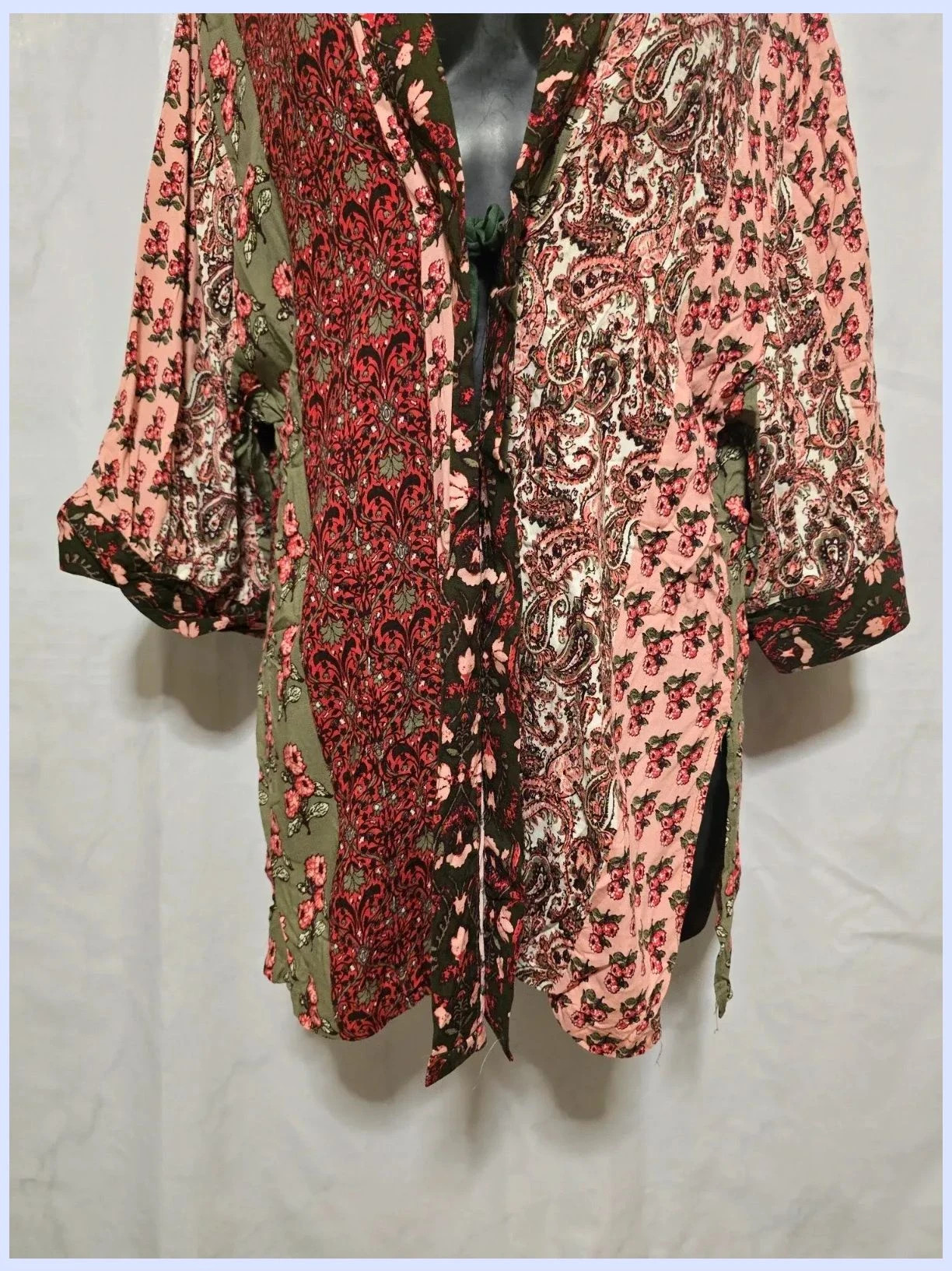 Kimono estampado talla 40 – october – taille L / 40 / 12 3