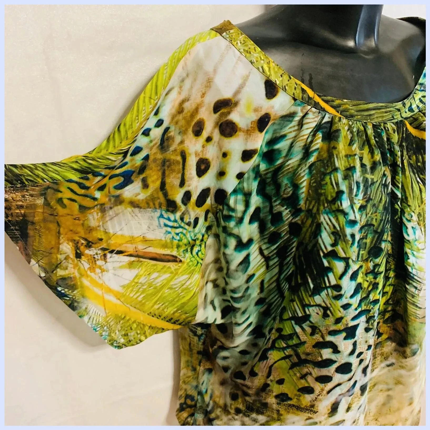 Blusa estampada talla 40 – Javier Simorra – taille L / 40 / 12 3