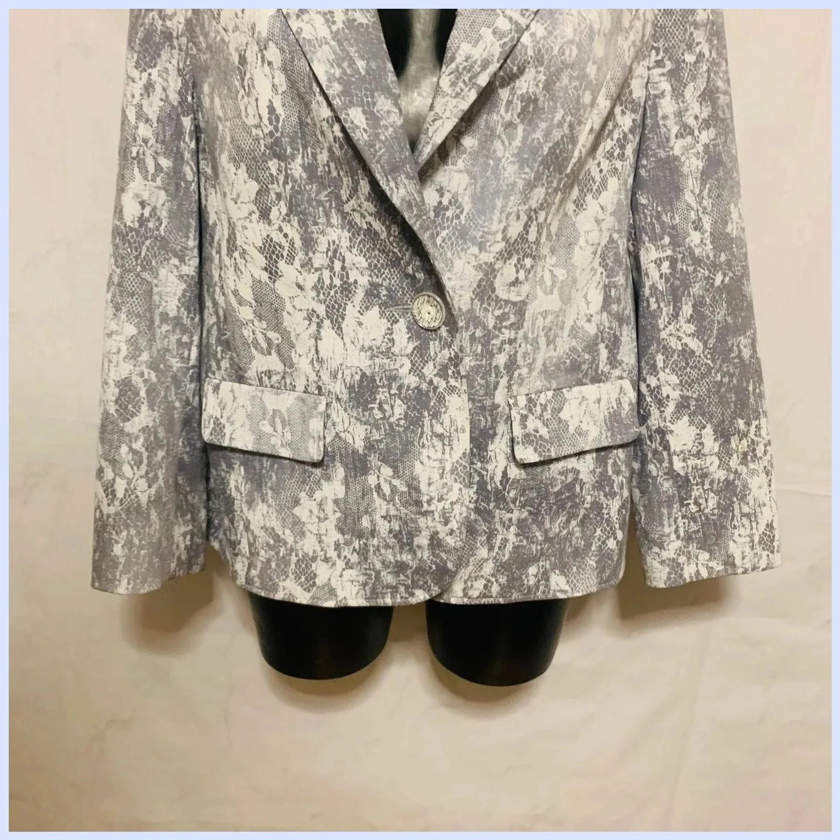 Blazer estampado de algodón talla 48 – Nonet – taille XXXL / 46 / 18 3