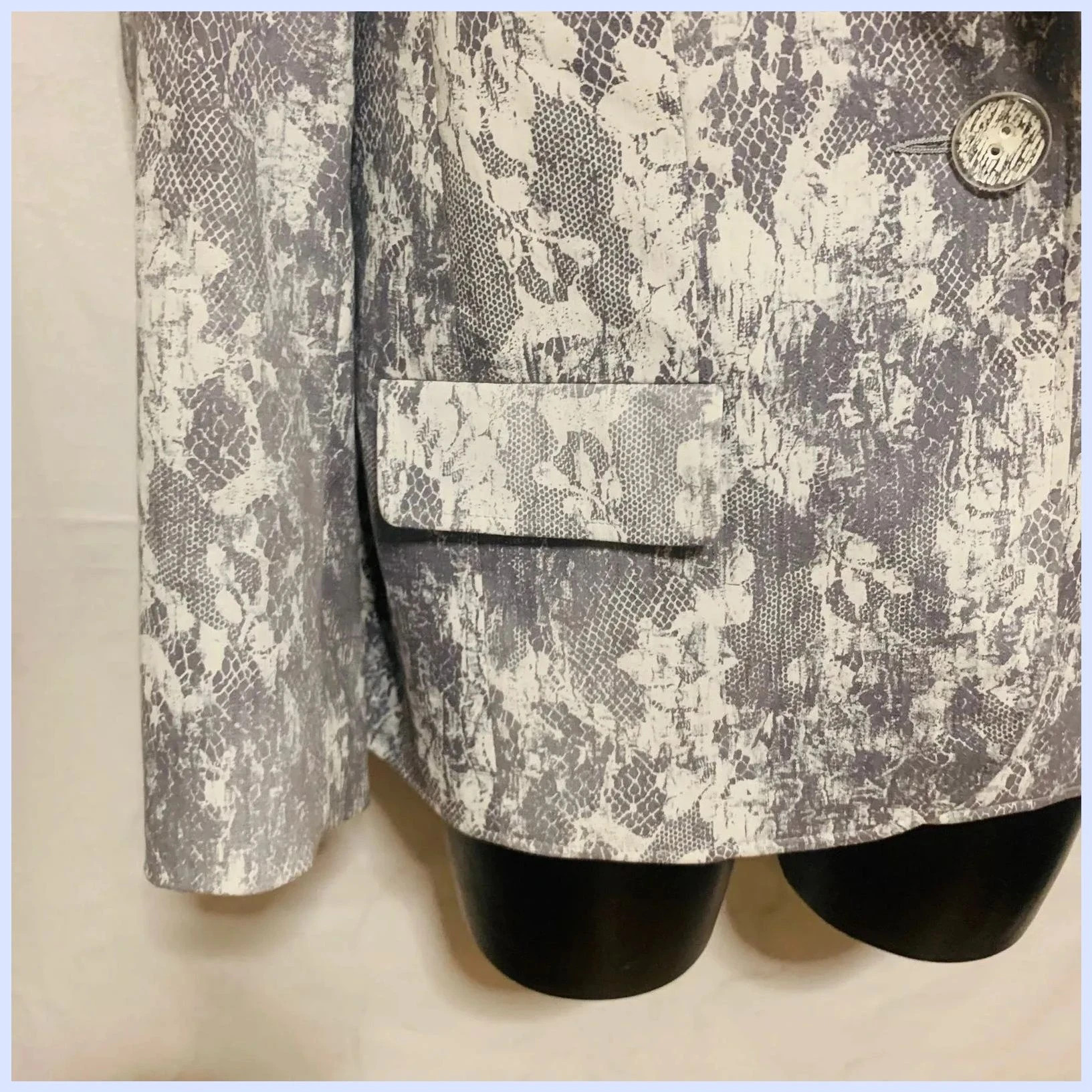 Blazer estampado de algodón talla 48 – Nonet – taille XXXL / 46 / 18 4