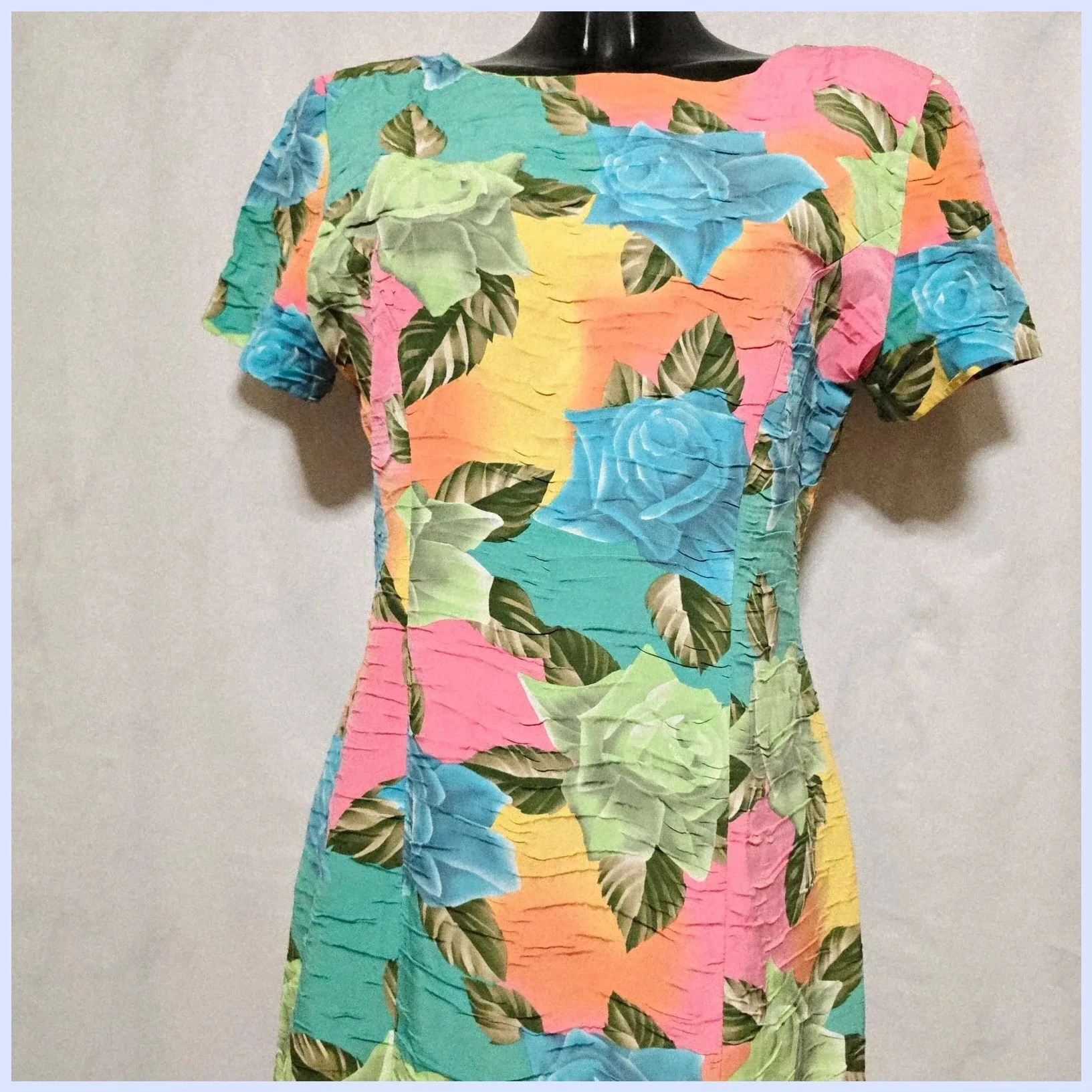 Vestido floreado vintage – Vintage Dressing – taille M / 38 / 10 4