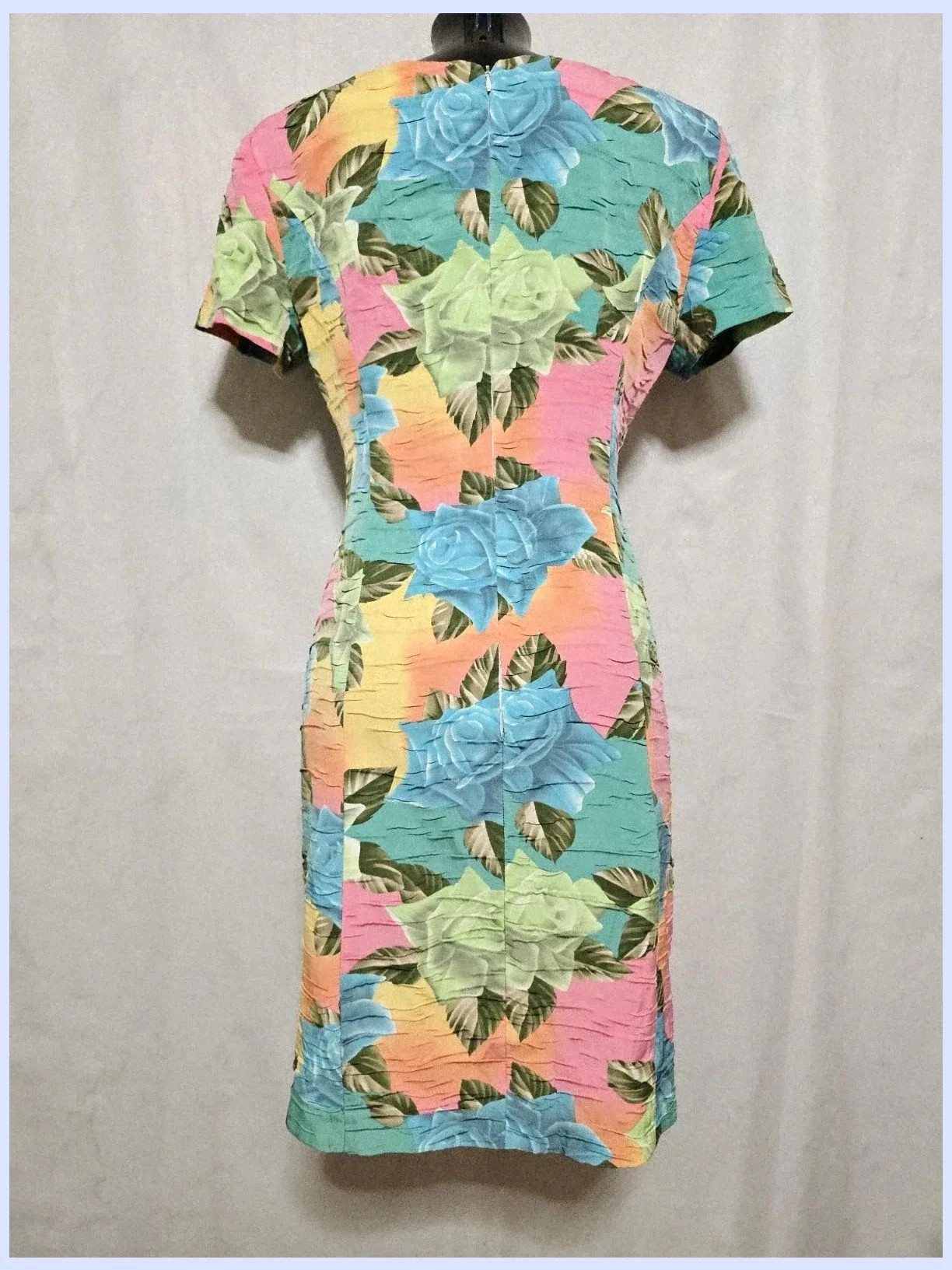 Vestido floreado vintage – Vintage Dressing – taille M / 38 / 10 5
