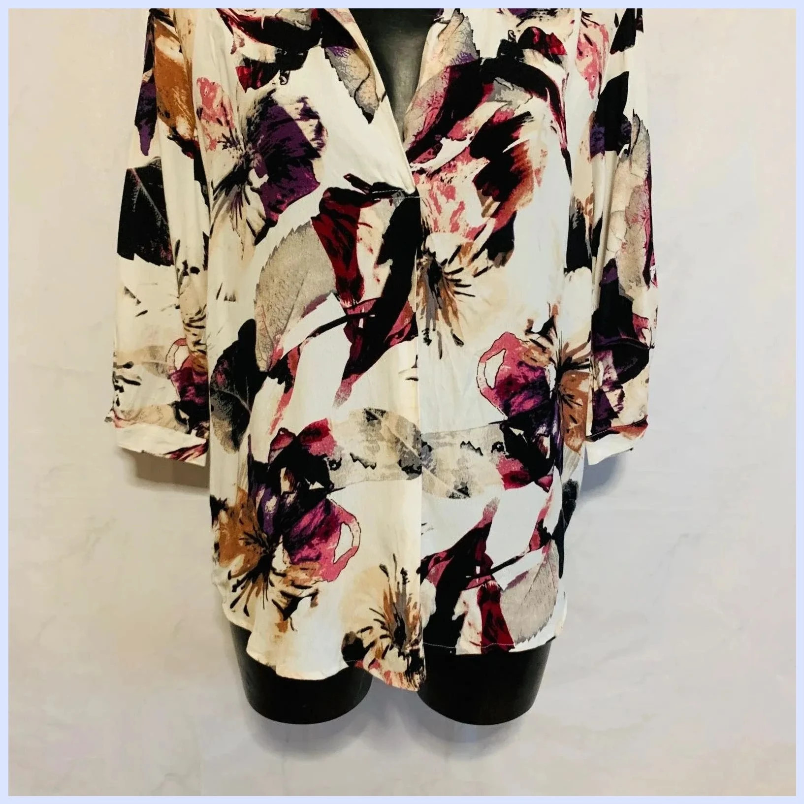Blusa estampada 100% viscosa – Imitz – taille S / 36 / 8 2
