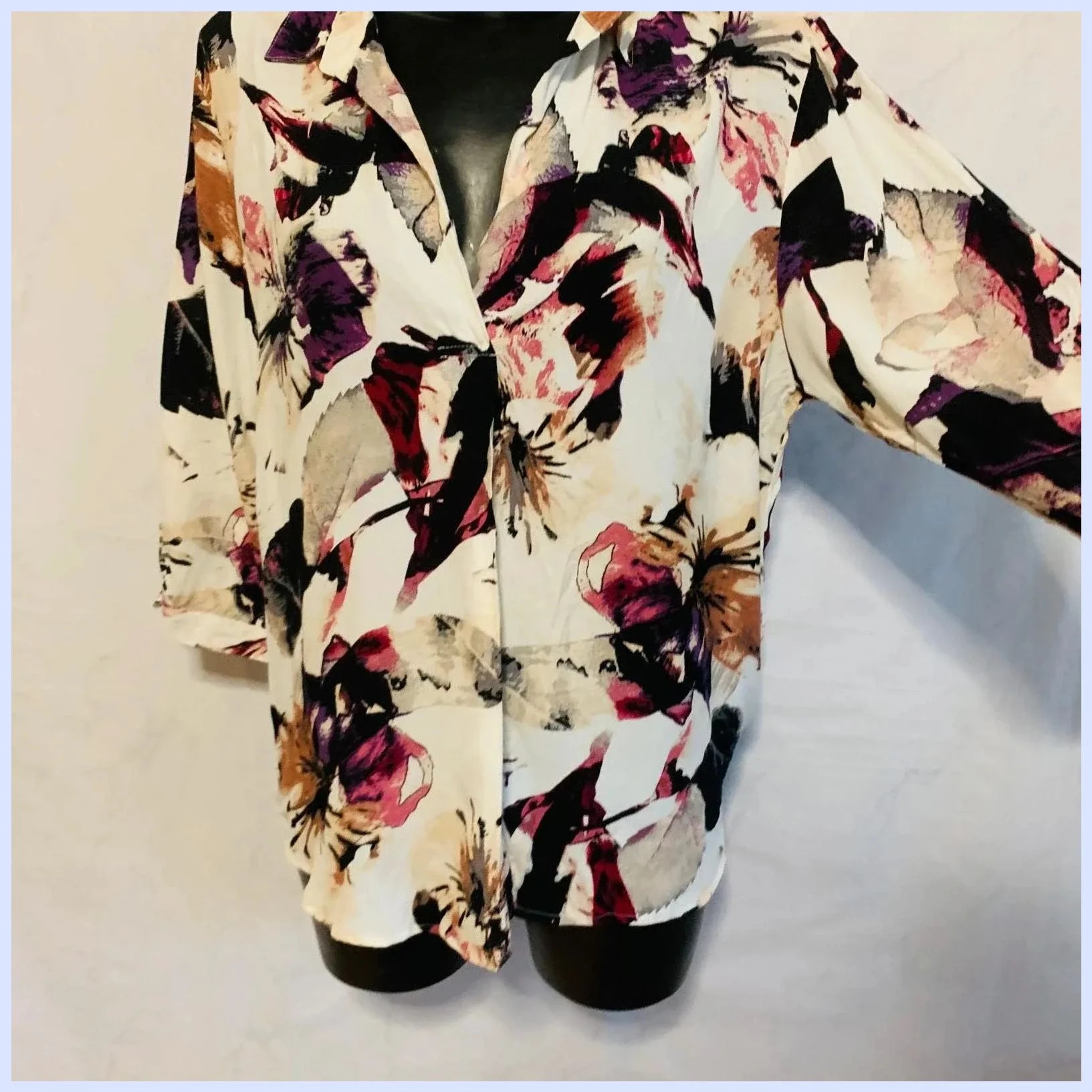 Blusa estampada 100% viscosa – Imitz – taille S / 36 / 8 5