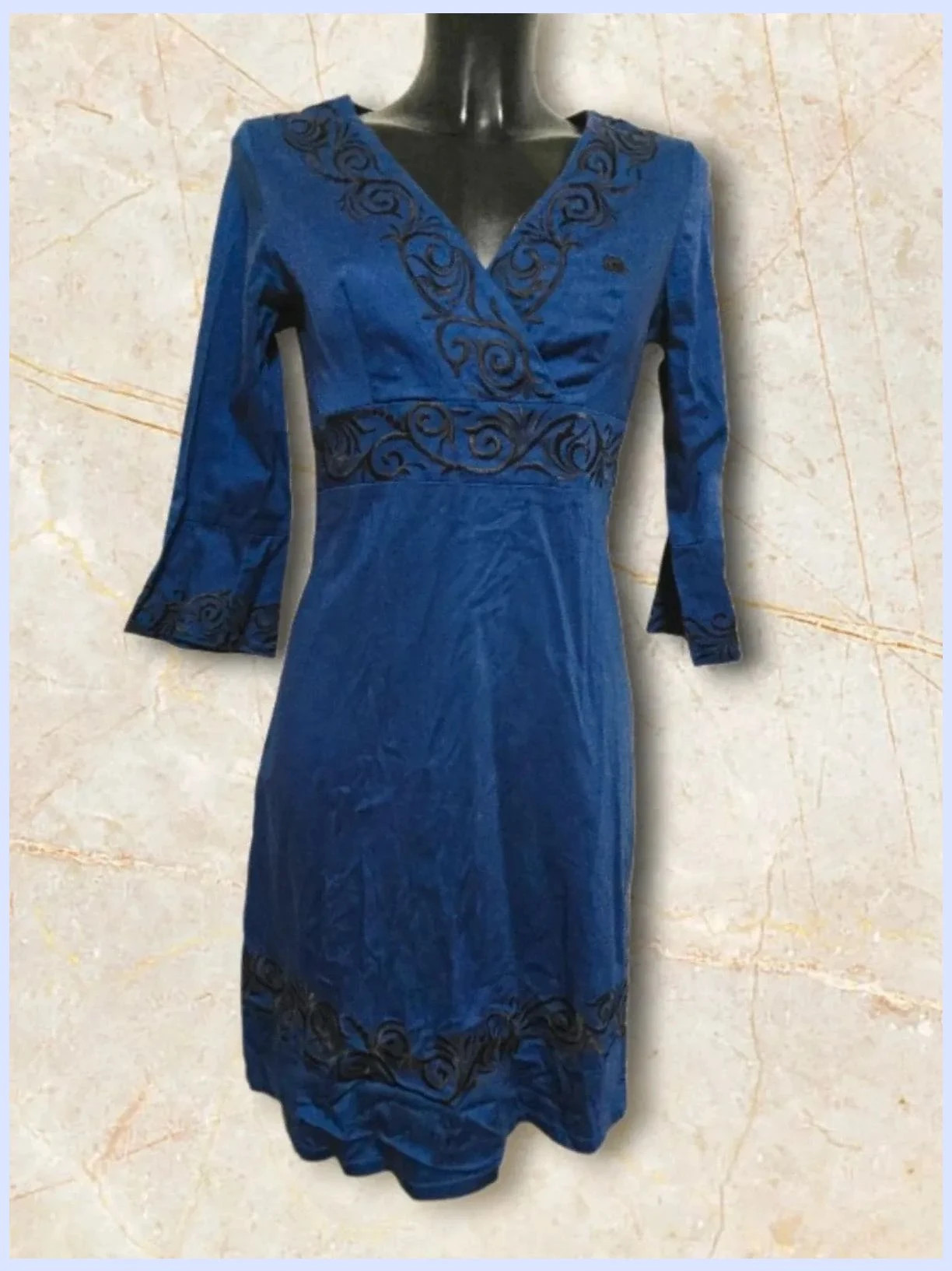 Vestido midi de algodón