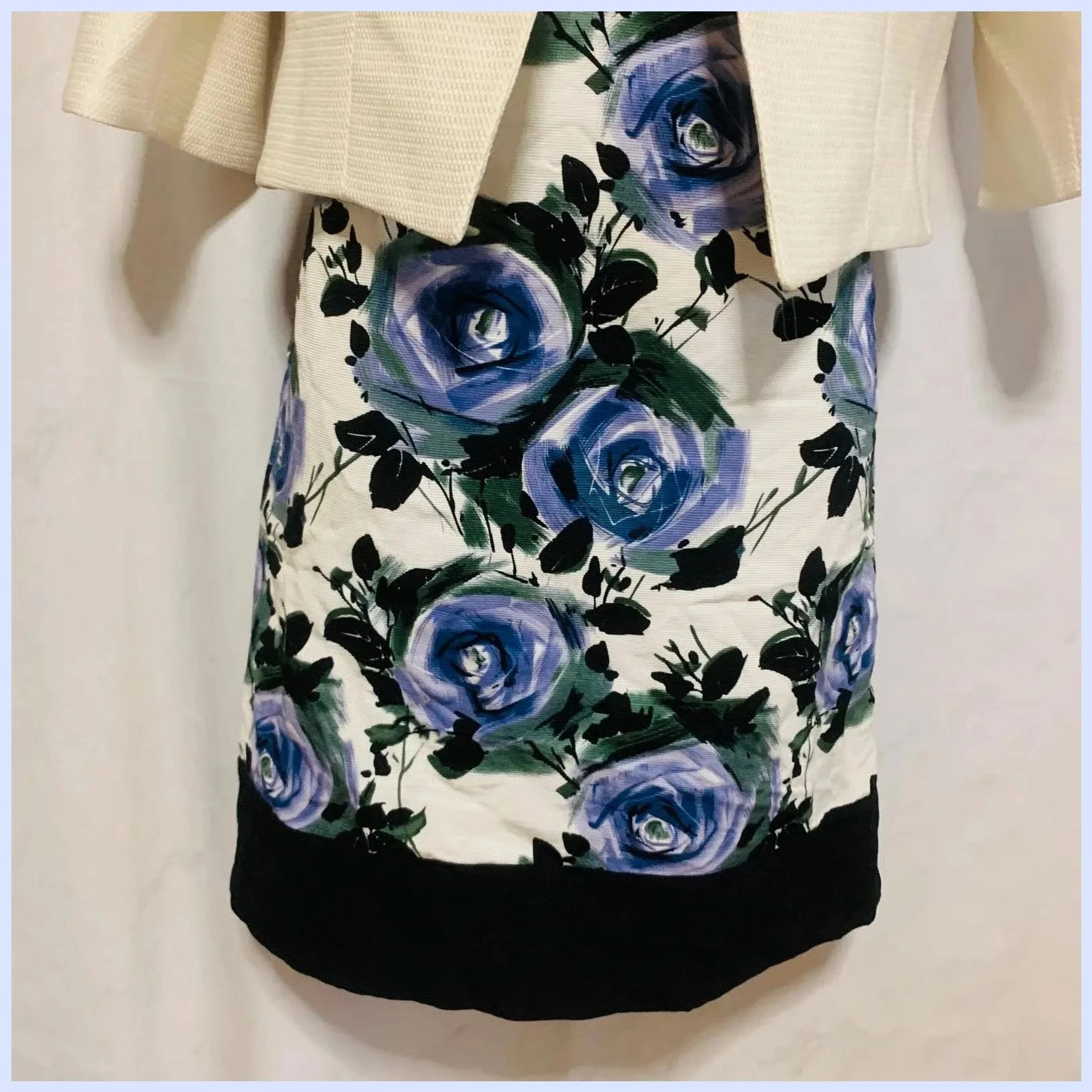 Falda floreada talla 40 – Vittorio – taille L / 40 / 12 2