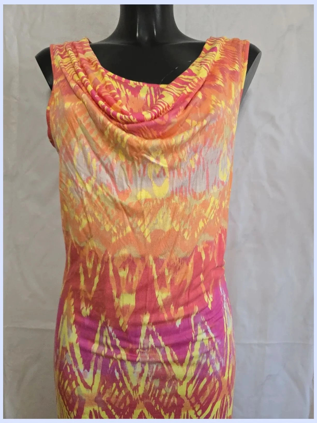 Vestido multicolor 100% viscosa – Betty Barclay – taille XXXL / 46 / 18 2