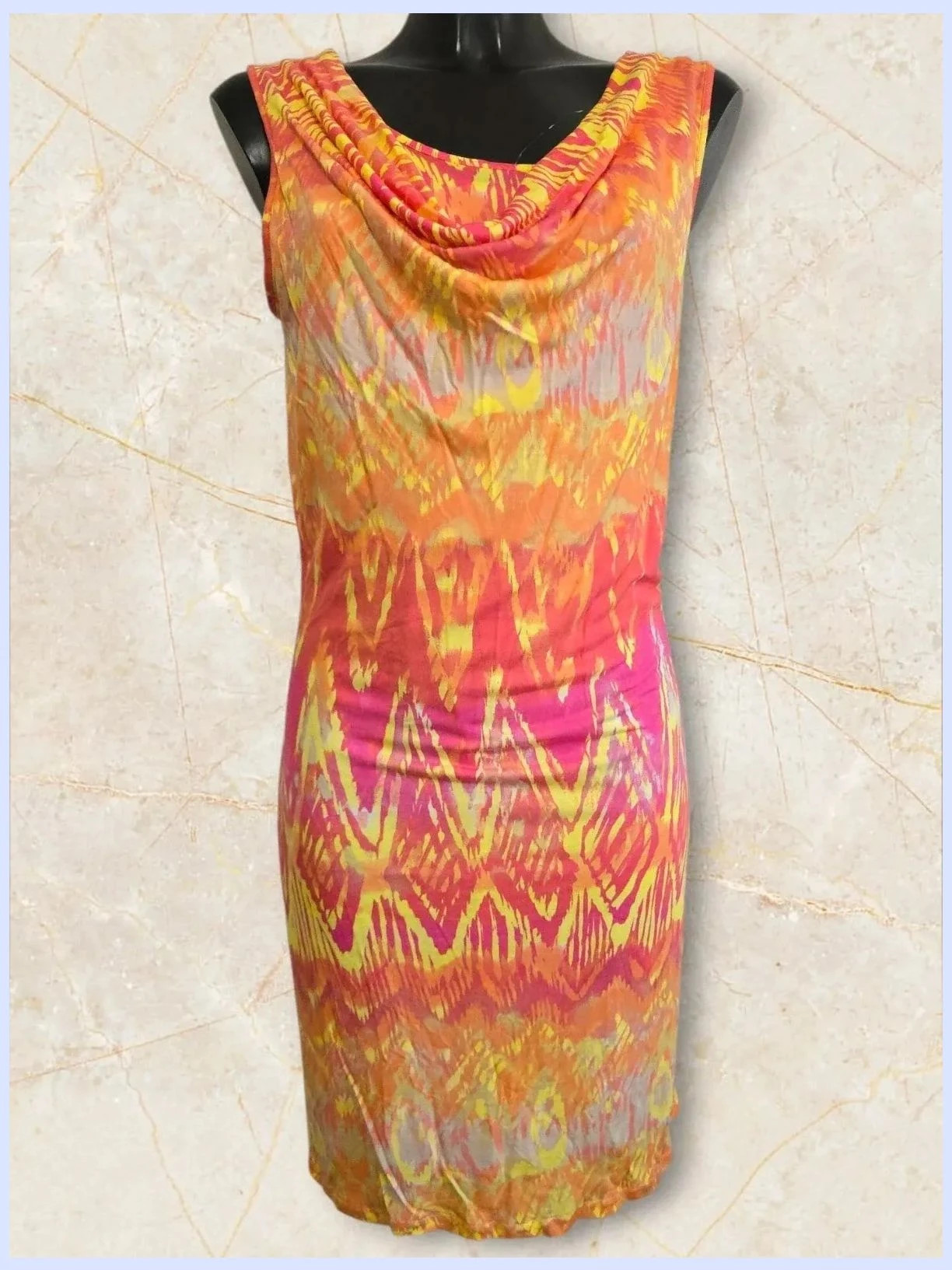 Vestido multicolor 100% viscosa