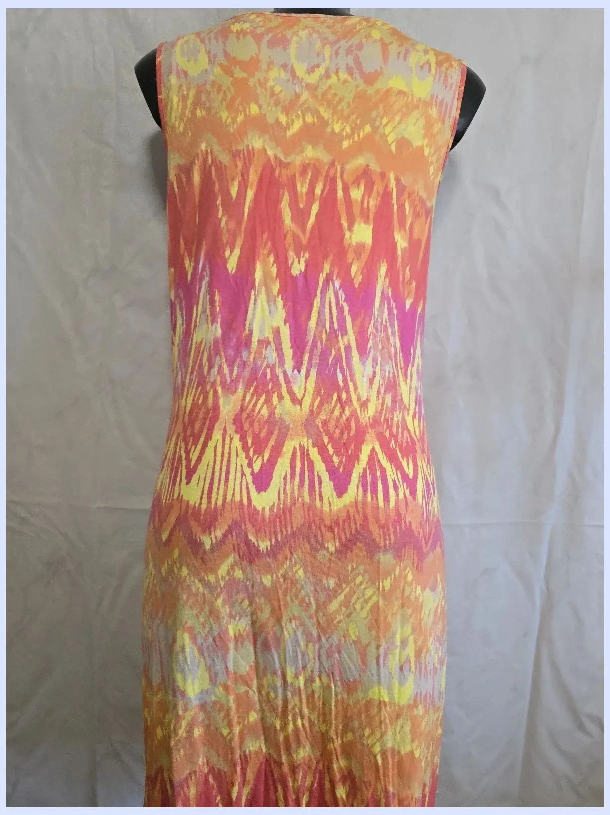 Vestido multicolor 100% viscosa – Betty Barclay – taille XXXL / 46 / 18 5