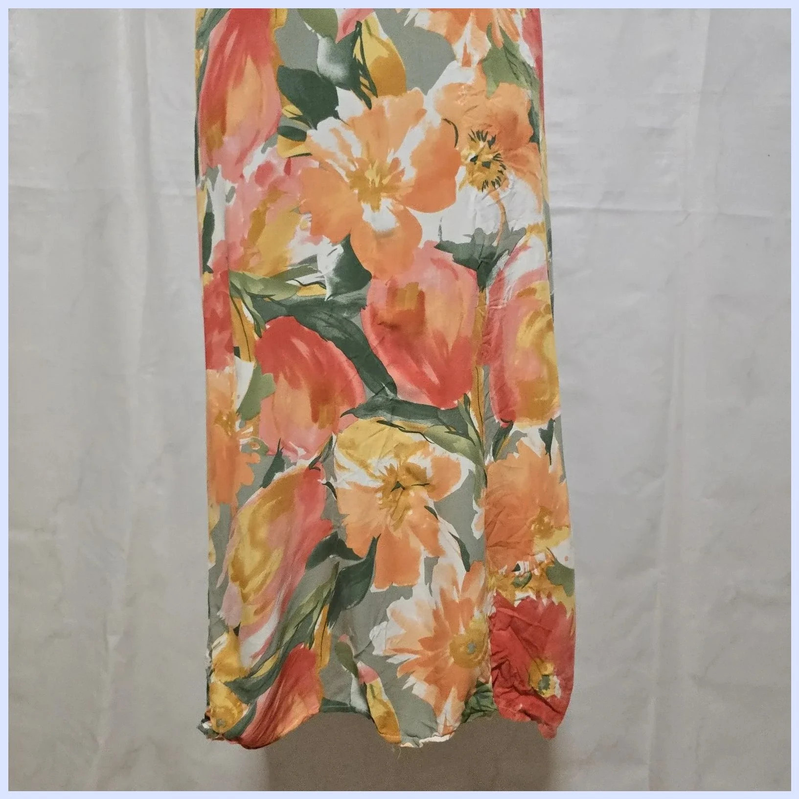 Vestido estampado 100% viscosa – Vintage Dressing – taille S / 36 / 8 5