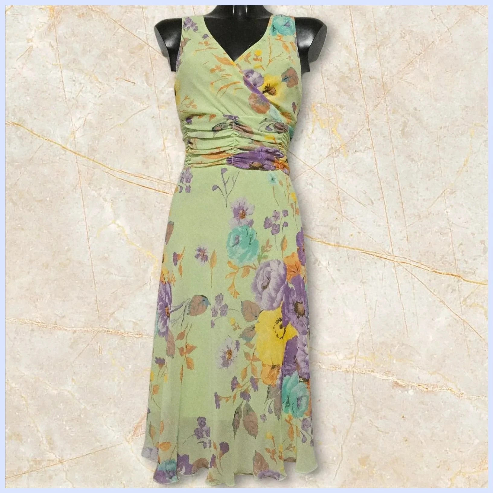 Vestido floreado – Sayle – taille M / 38 / 10