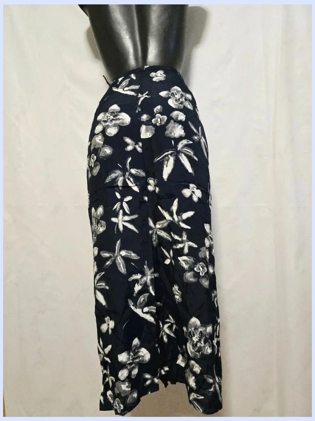Falda estampada 100% viscosa – Vintage Dressing – taille XL / 42 / 14 2