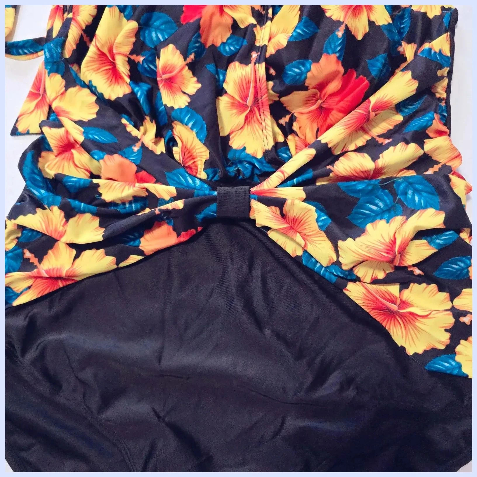 Bañador estampado vintage – Vintage Dressing – taille XL / 42 / 14 4