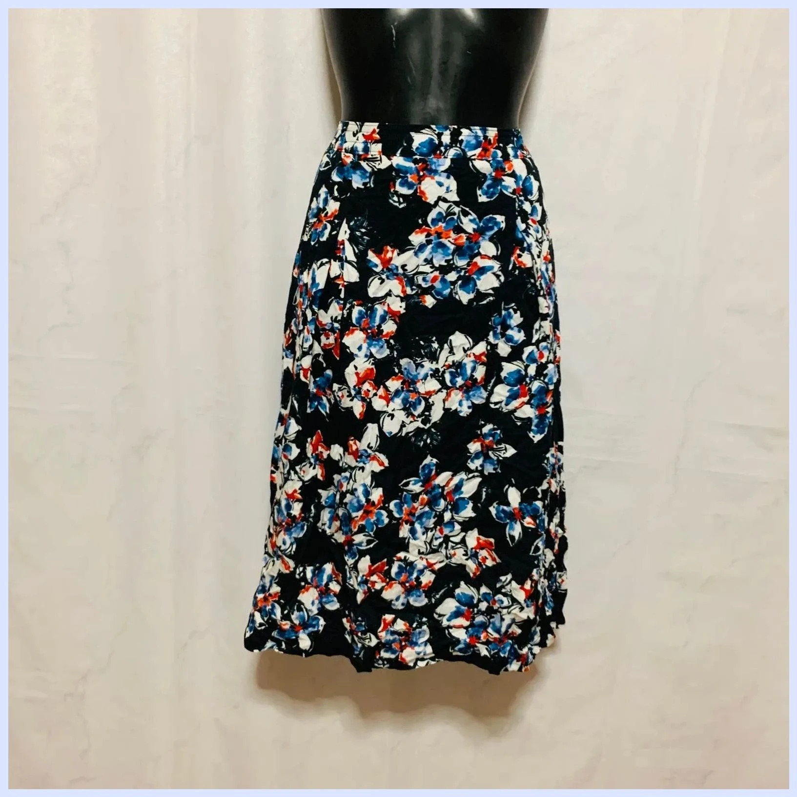 Falda estampada talla 40