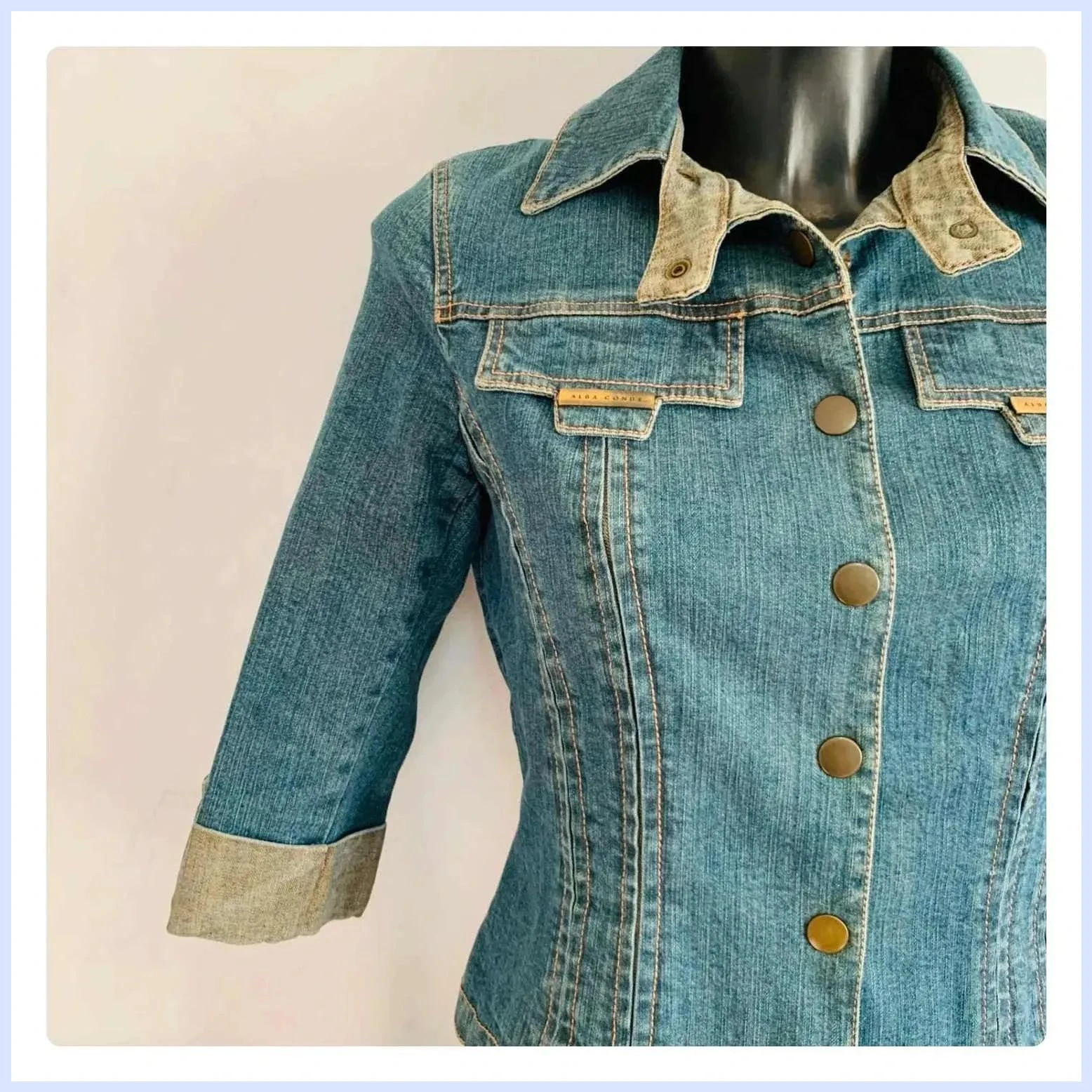 Chaqueta vaquera talla 40 – Alba Conde – taille L / 40 / 12 2