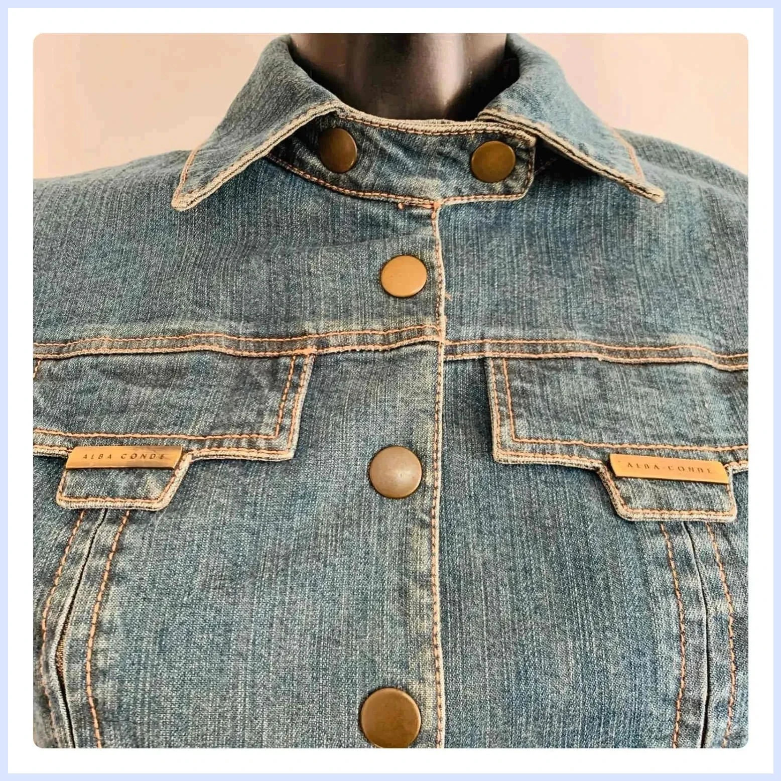 Chaqueta vaquera talla 40 – Alba Conde – taille L / 40 / 12 5