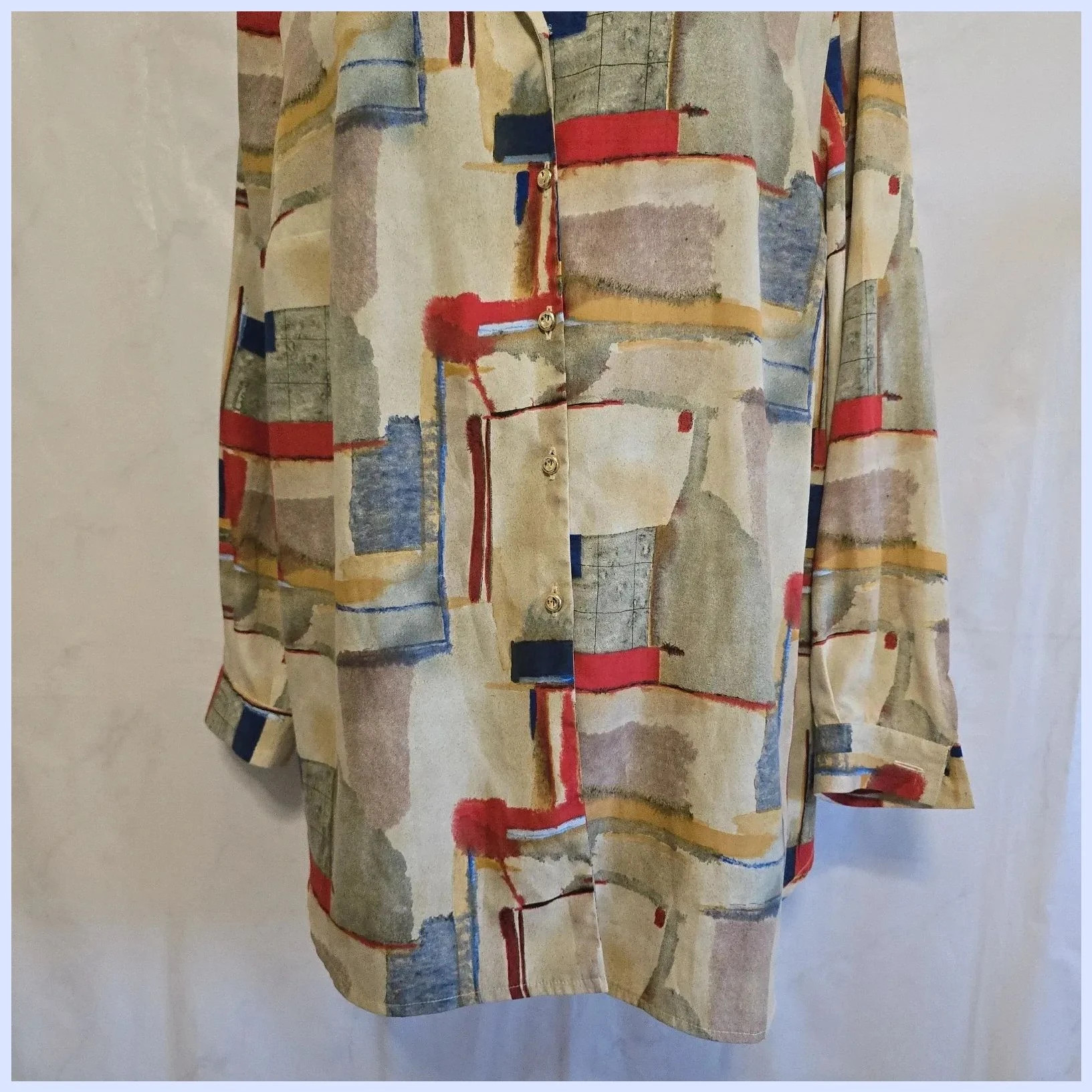 Camisa vintage ancho sisa 70 cm – Jean Biolay – taille Taille unique 3